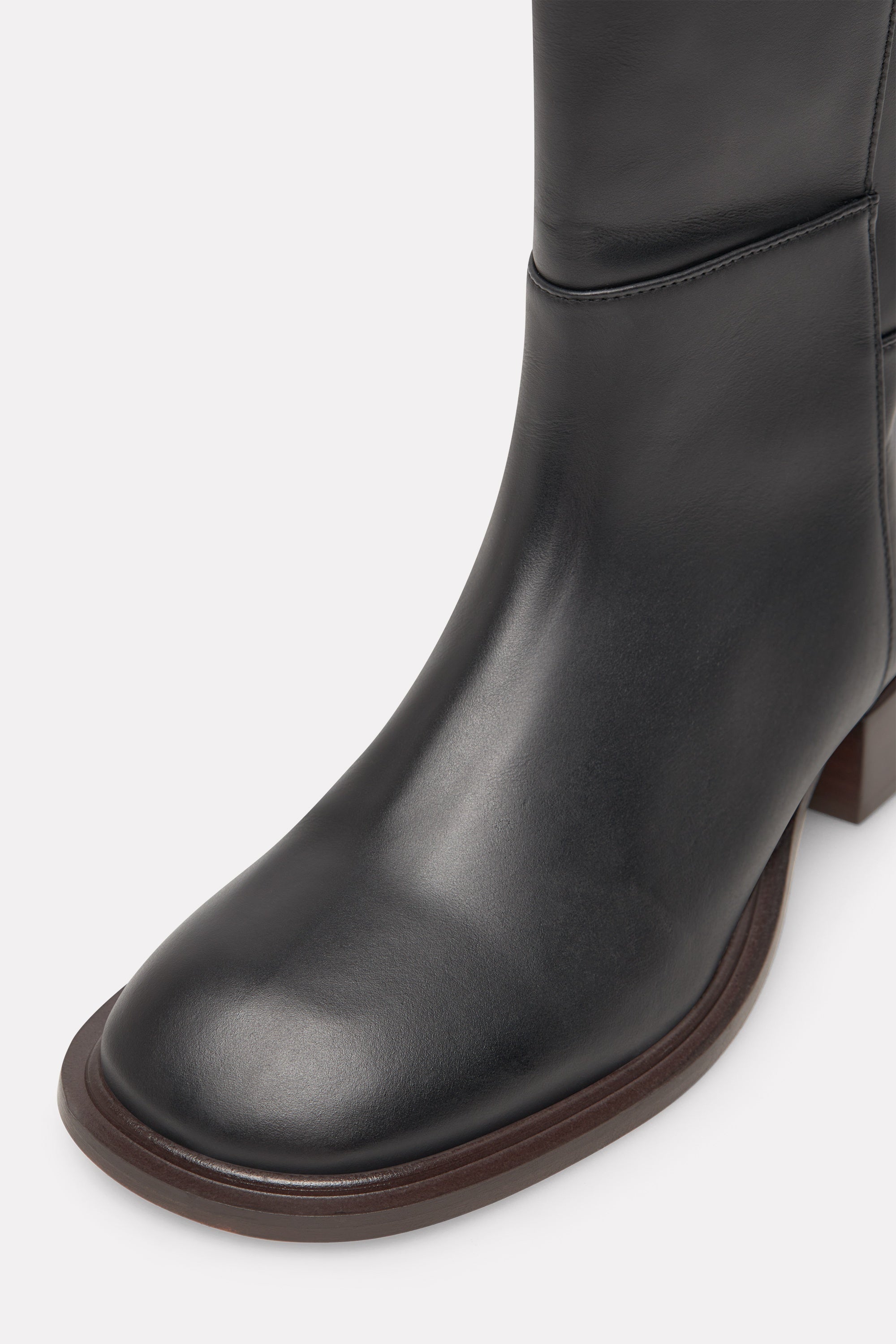 MKDT Studio Aneko Smooth Leather Shoes BLACK