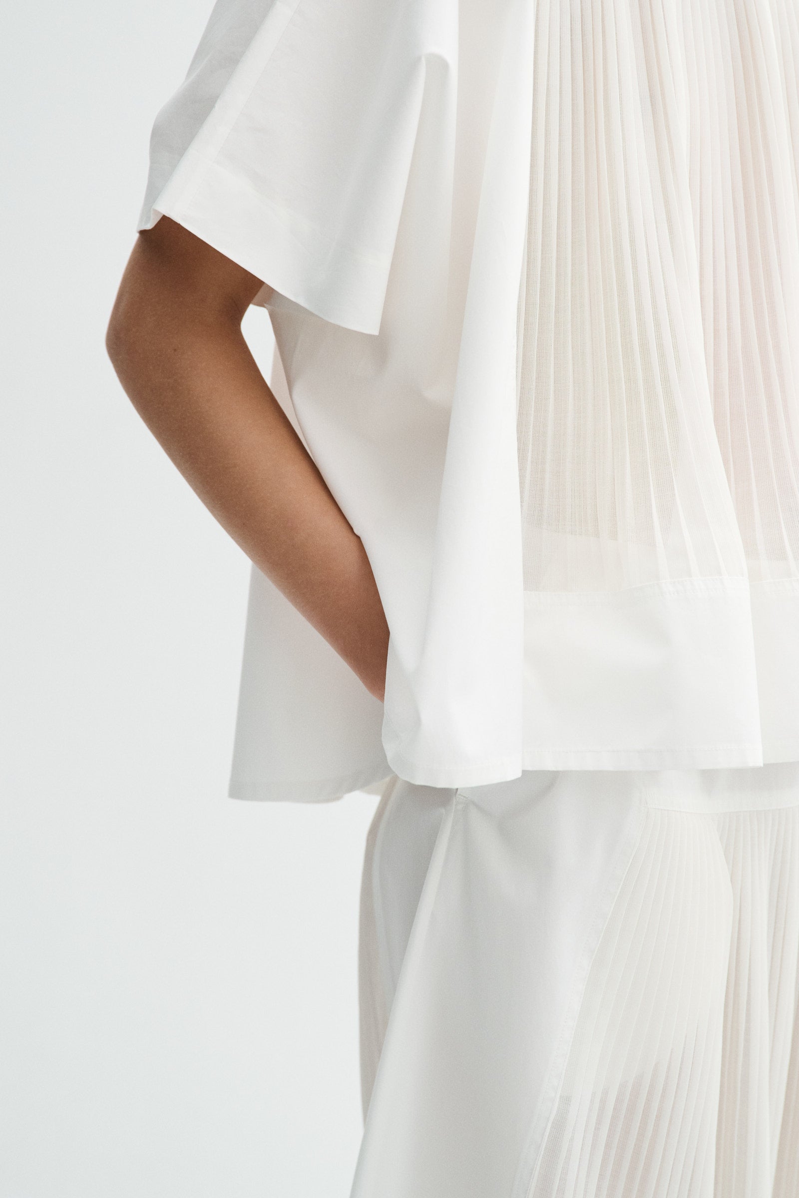MKDT Studio BEBEL COTTON POPLIN Shirts WHITE