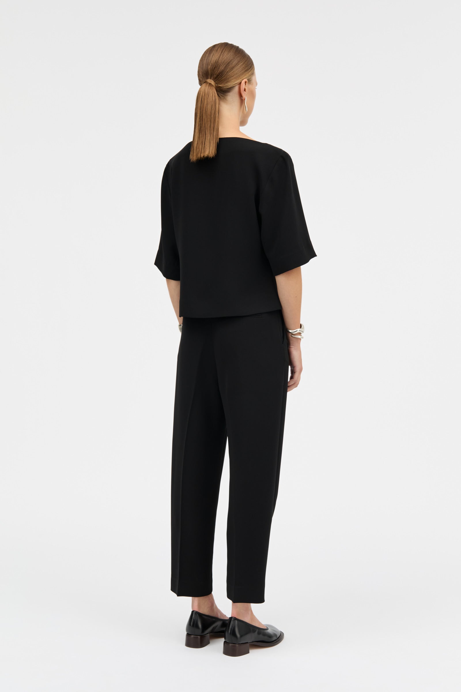 MKDT Studio Beyla Blouse Blouses BLACK