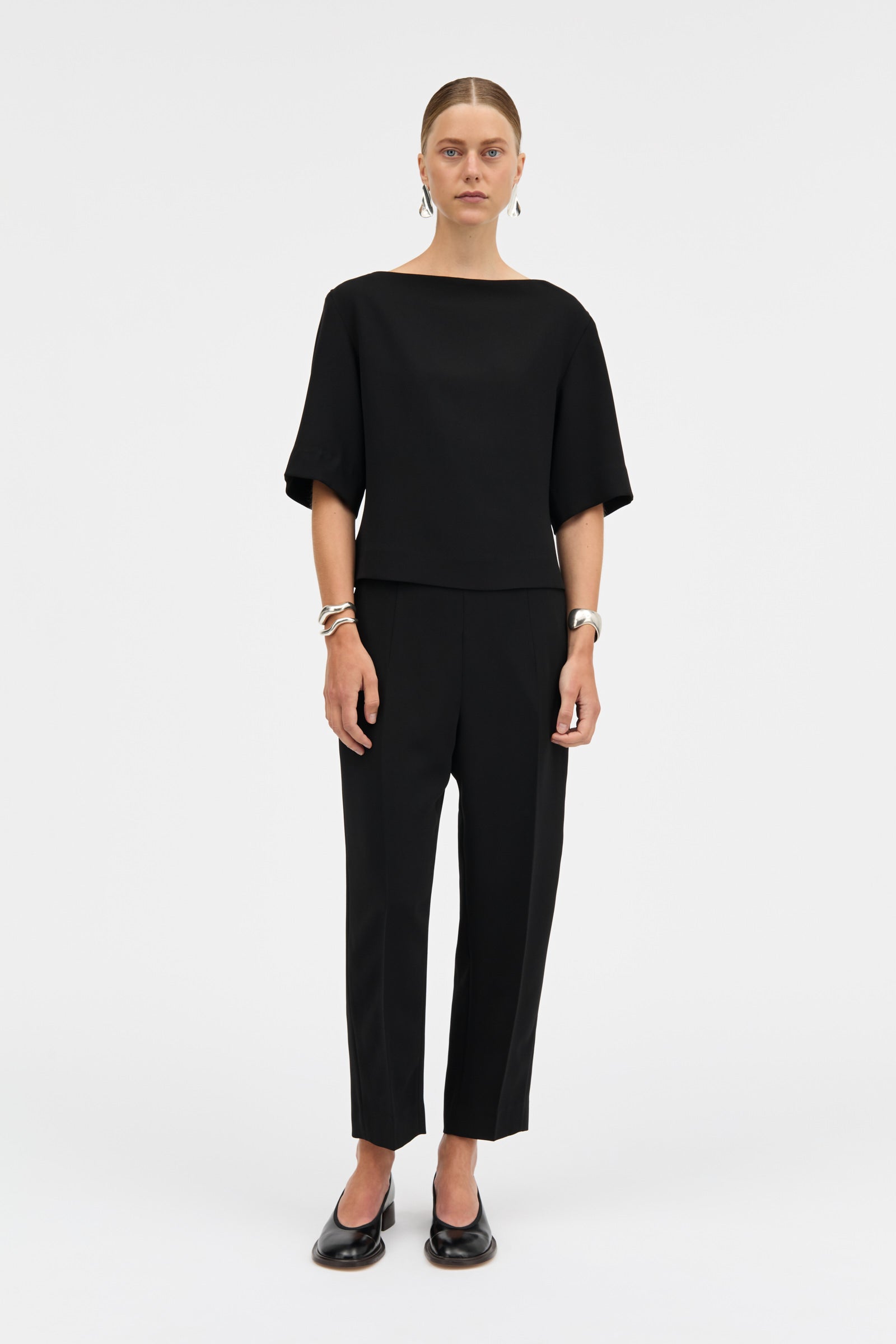 MKDT Studio Beyla Blouse Blouses BLACK