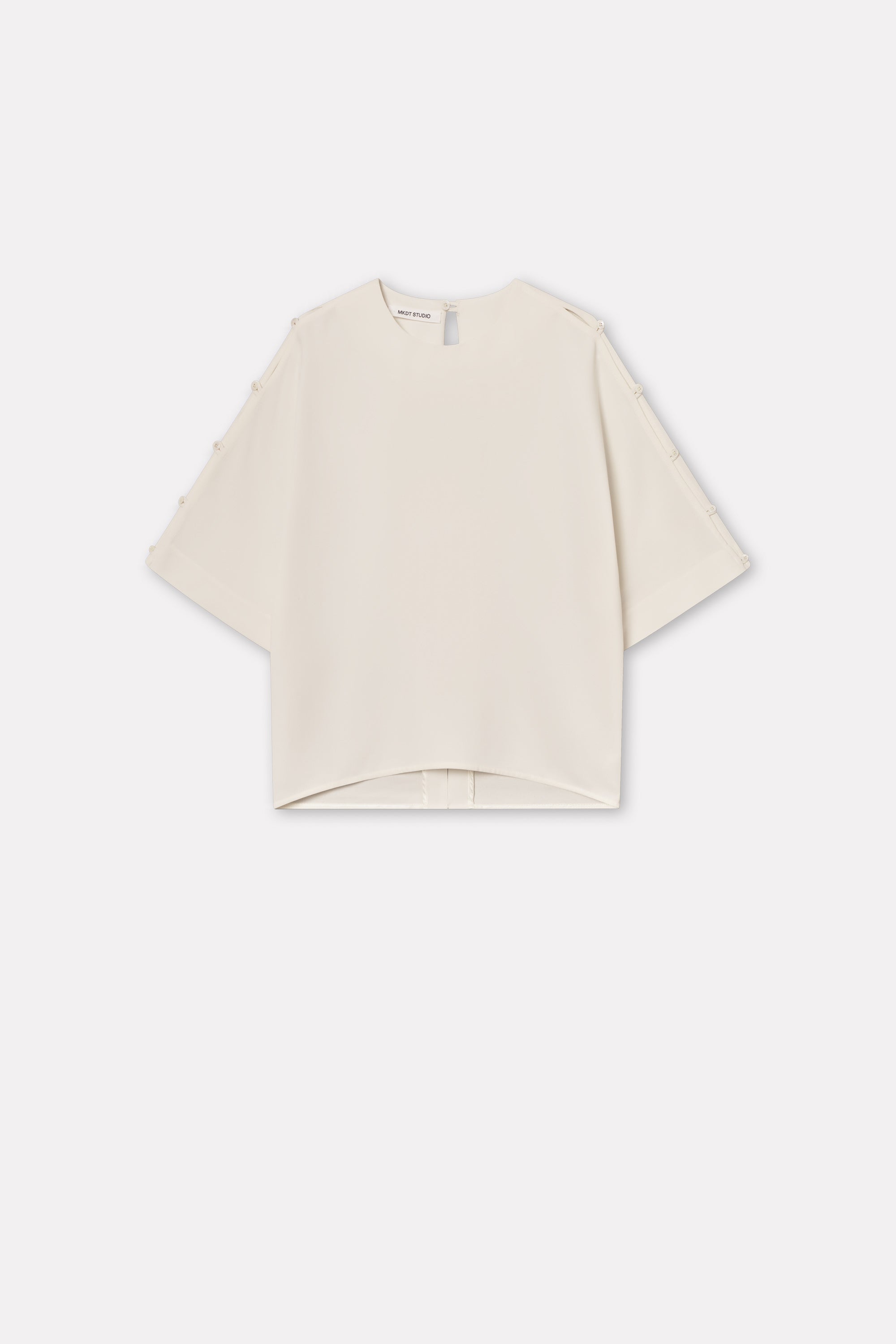 Mark Kenly Domino Tan Bayla Crepe Georgette Blouses IVORY
