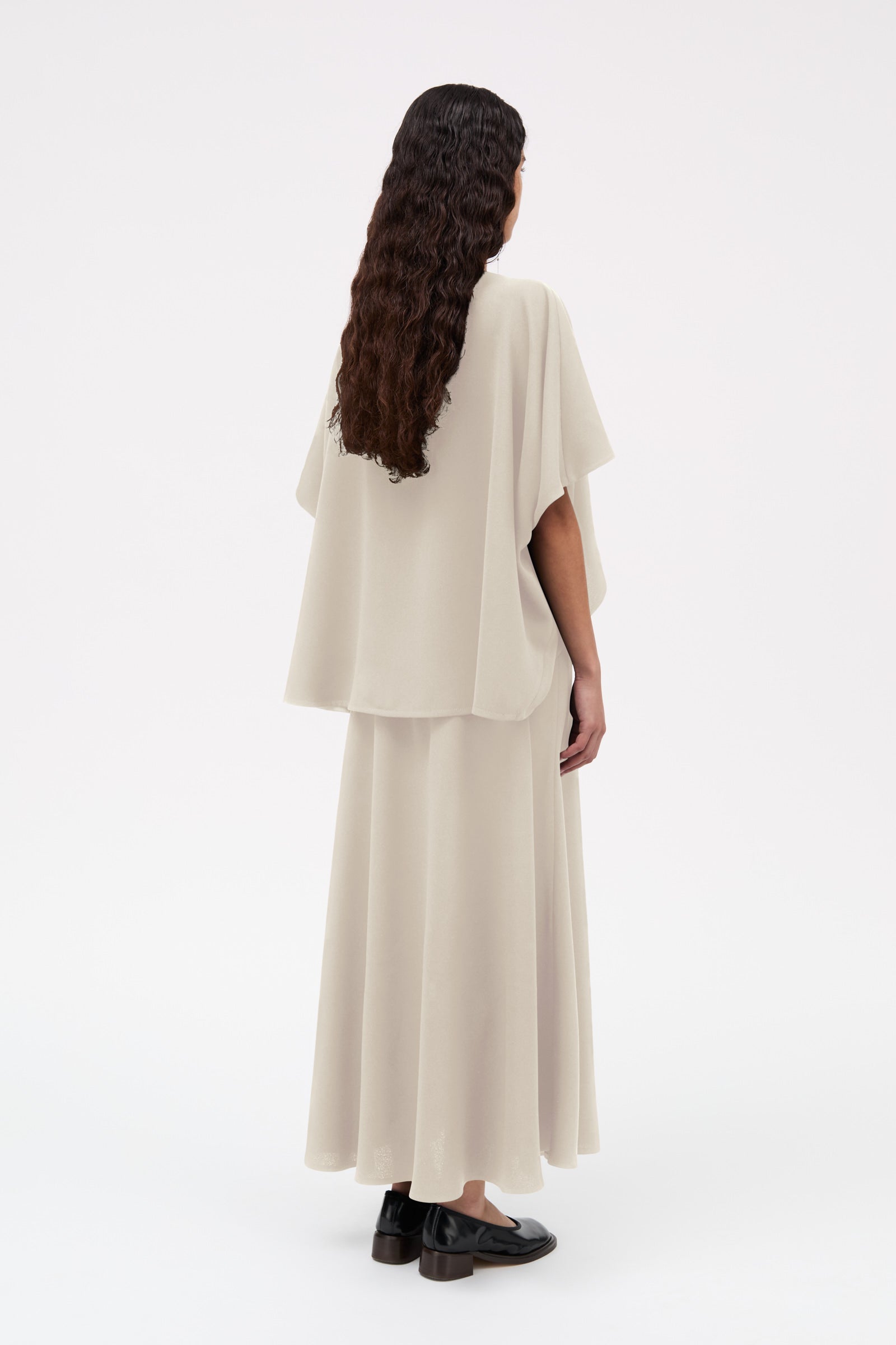 MKDT Studio Belinda Crepe Georgette Blouses SAND