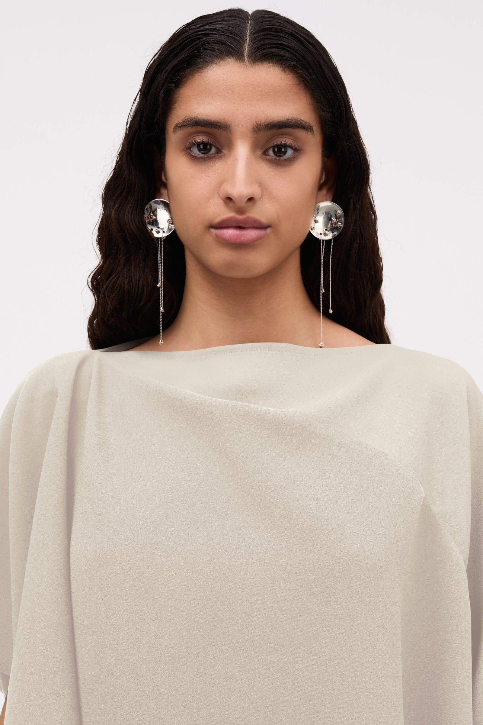 MKDT Studio Belinda Crepe Georgette Blouses SAND