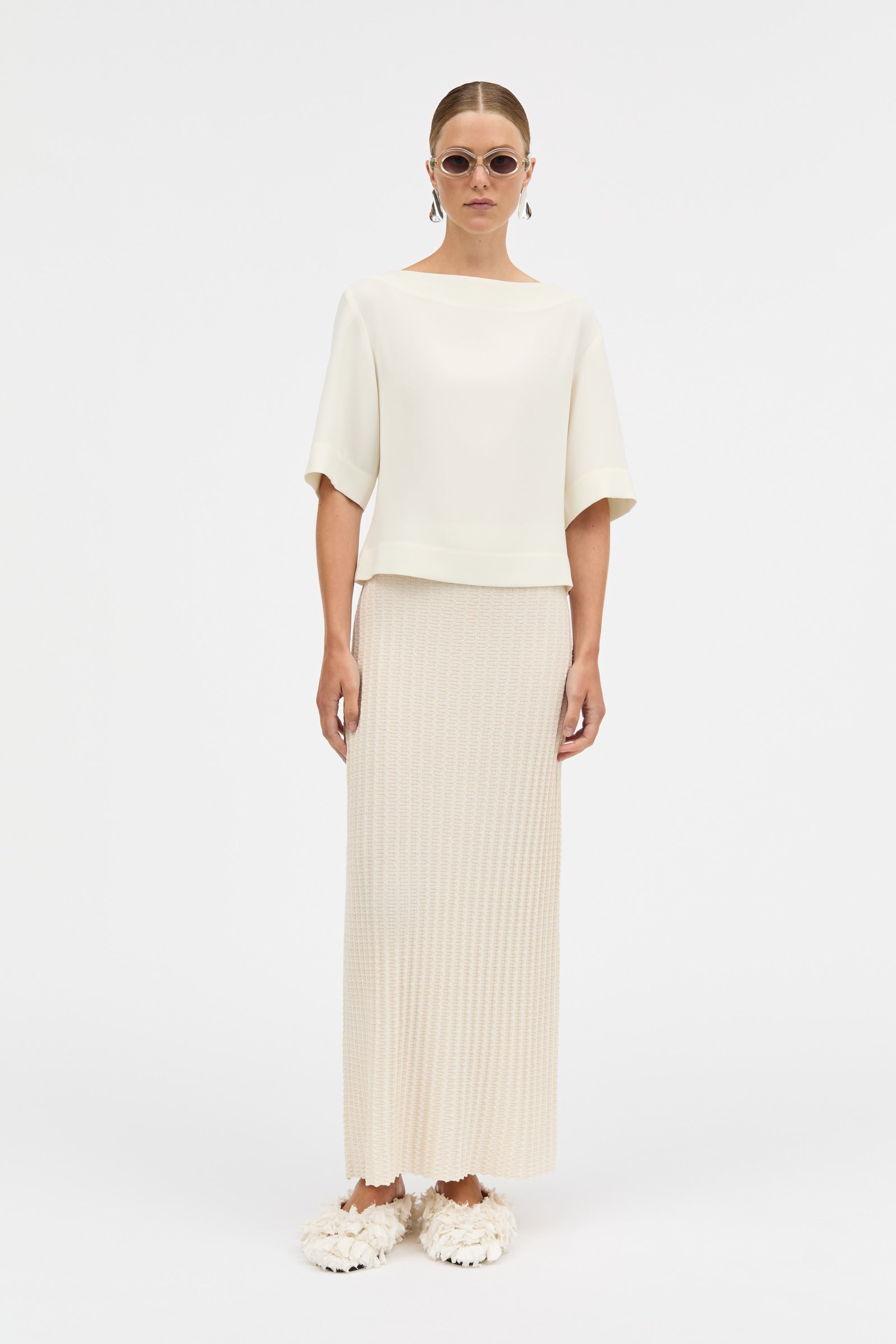 MKDT Studio Beyla Blouse Blouses IVORY