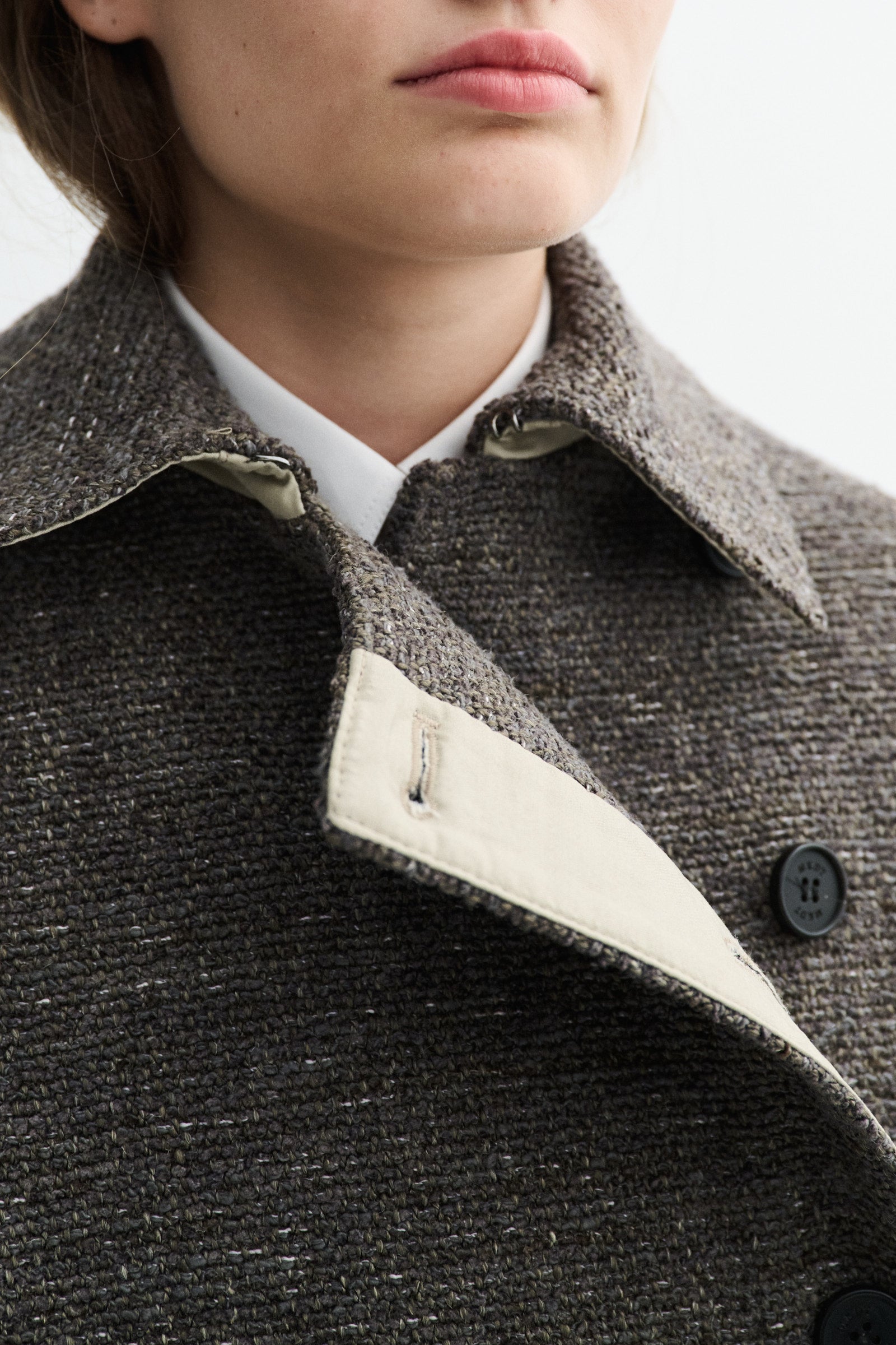 MKDT Studio CLARISSA STRUCTURE BLEND Coats MINK MELANGE