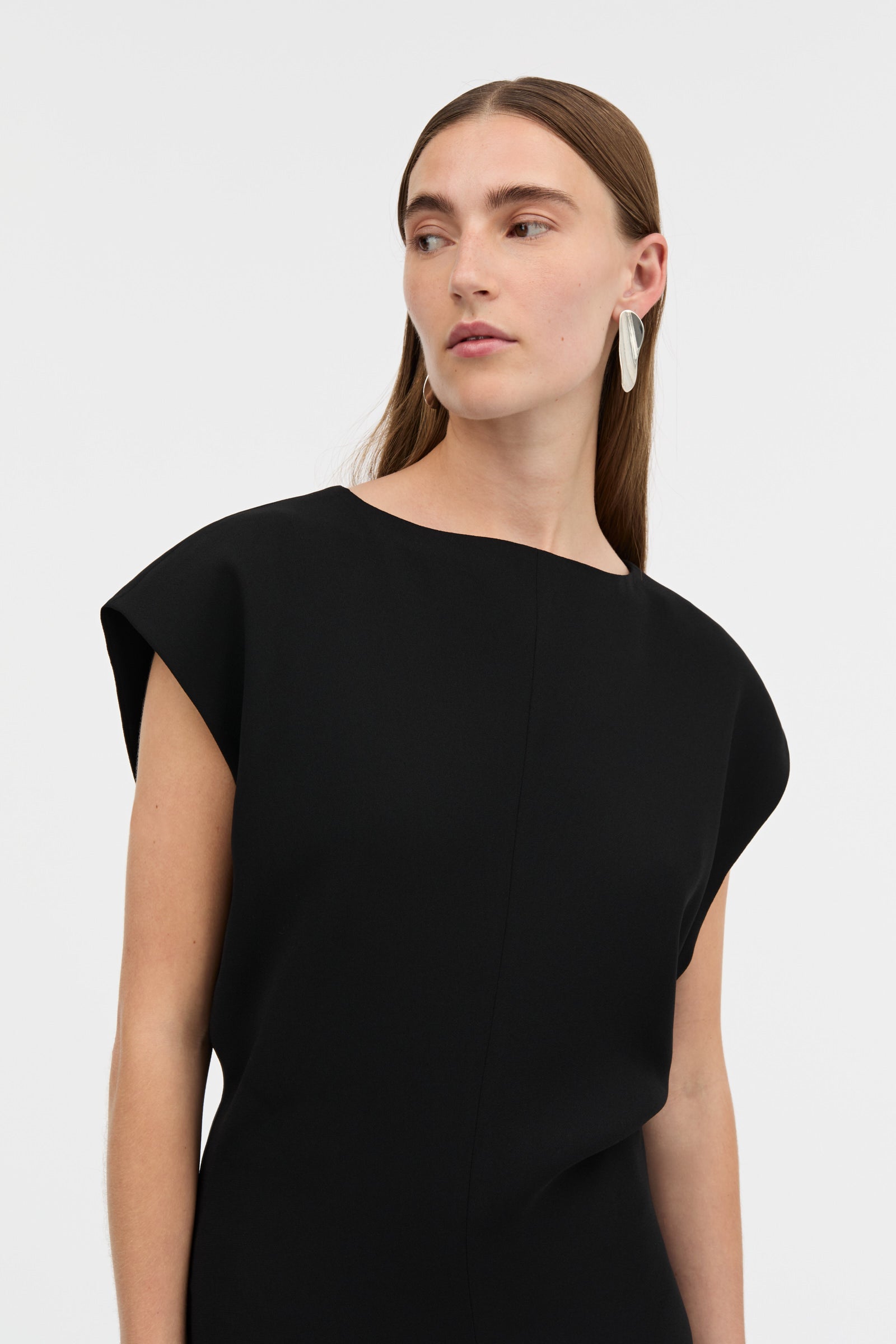 MKDT Studio DANDARA CREPE GEORGETTE Dresses BLACK