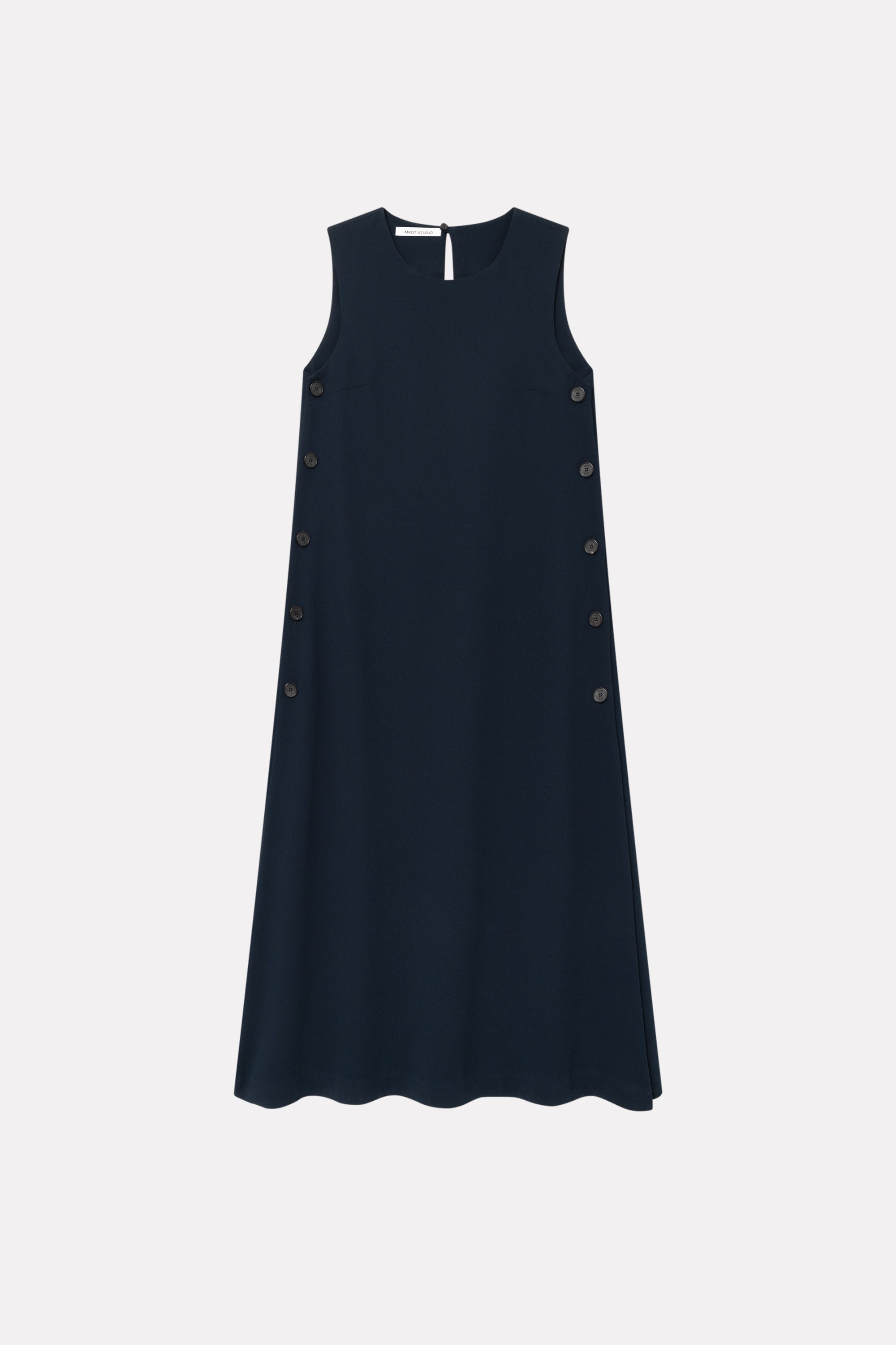 MKDT Studio DANNA CREPE GEORGETTE Dresses NAVY