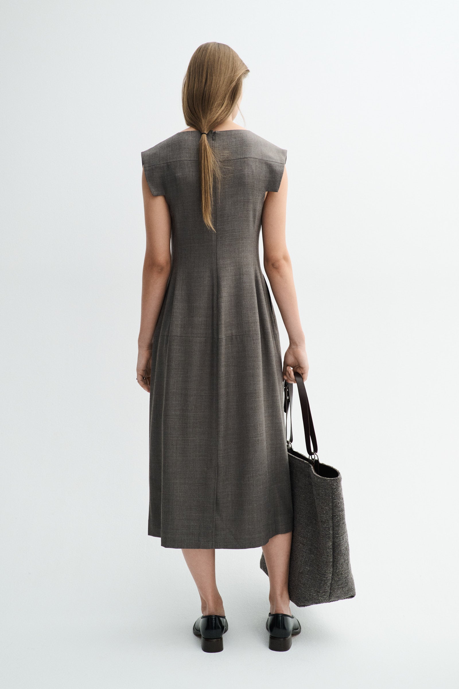 MKDT Studio DISI TRANSEASONAL WOOL Dresses MINK
