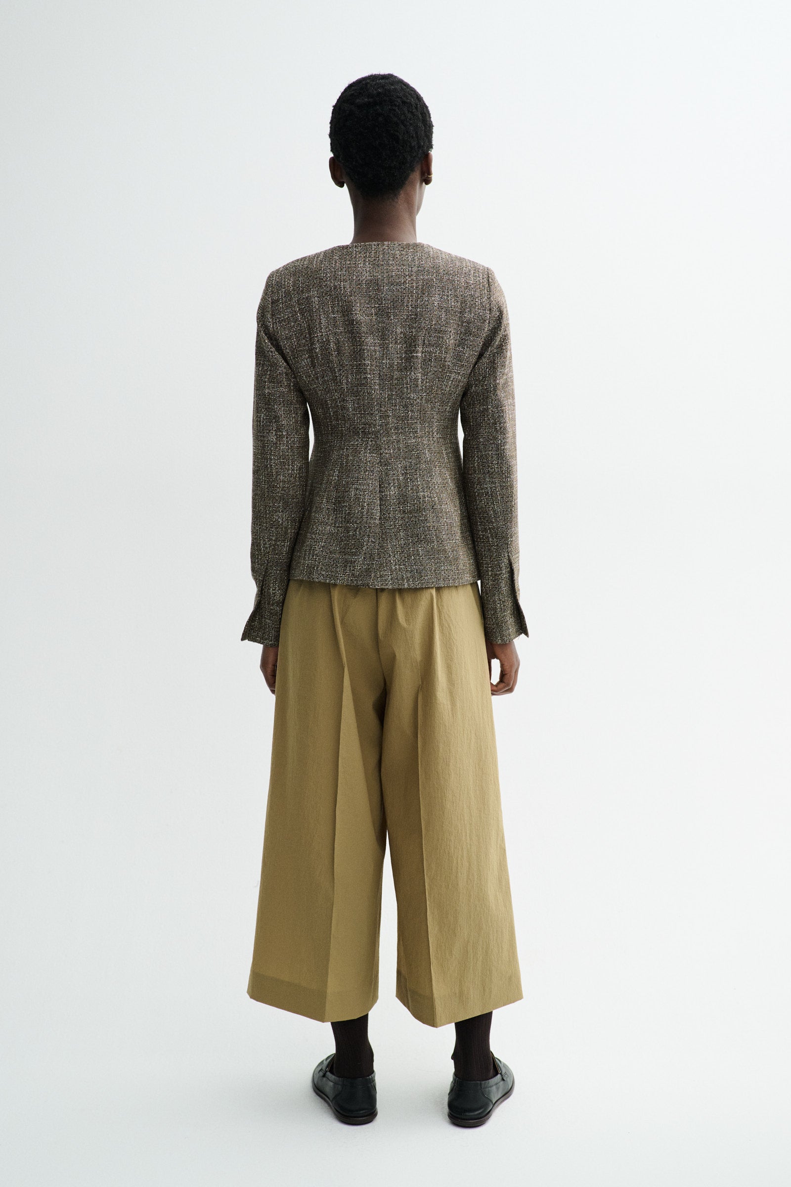 MKDT Studio JULIENNE LIGHT TWEED Jackets SEPIA MELANGE