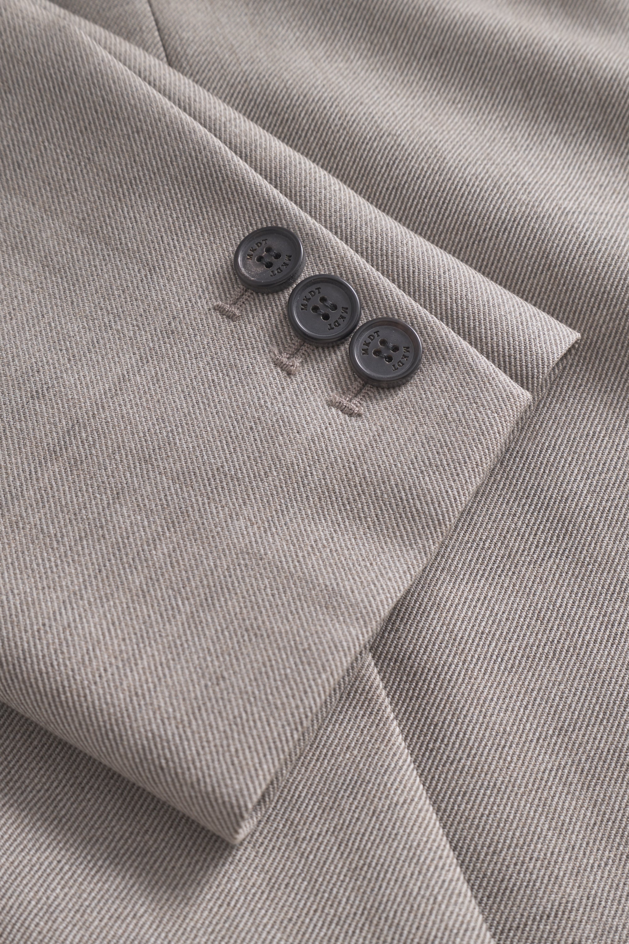 Mark Kenly Domino Tan Jeana Eco Wool Twill Jackets EUCALYPTUS
