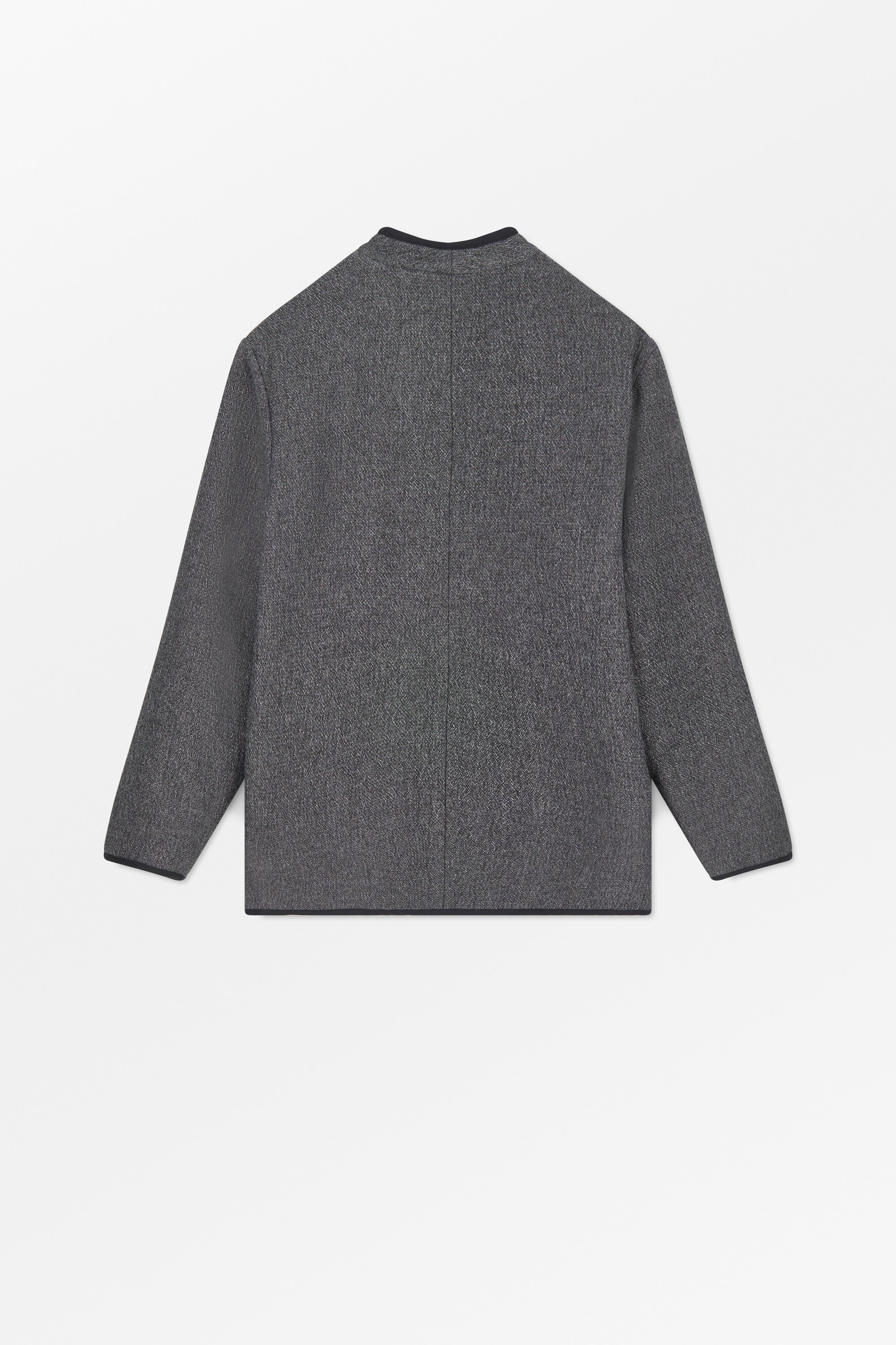 MKDT Studio Jeff Structure Wool Jackets SMOKE