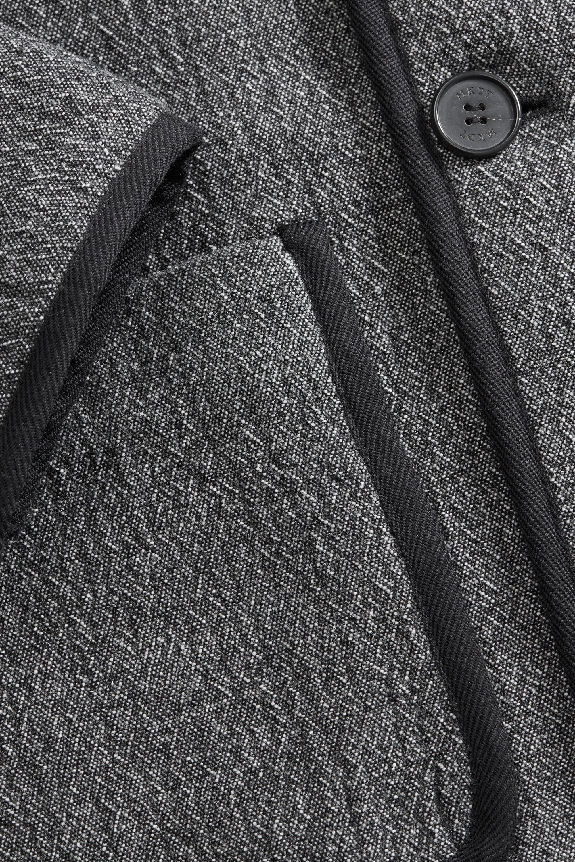 MKDT Studio Jeff Structure Wool Jackets SMOKE