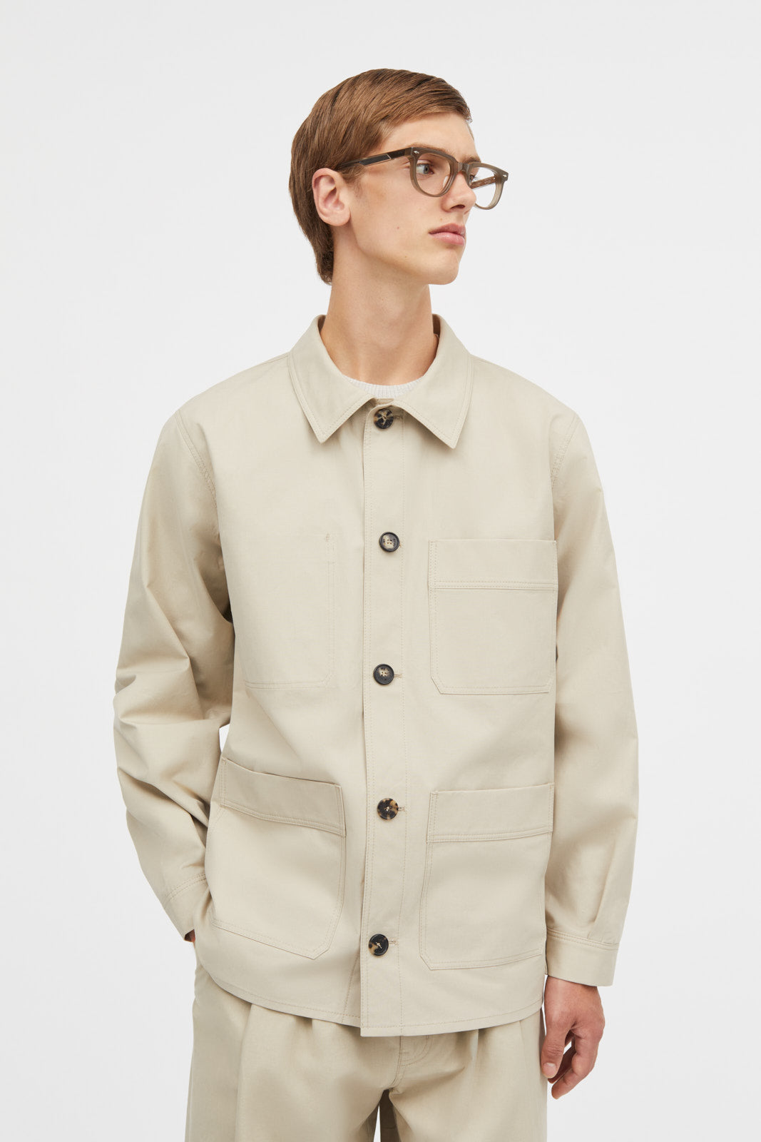 Mark Kenly Domino Tan Jones Half Panama Jackets STONE