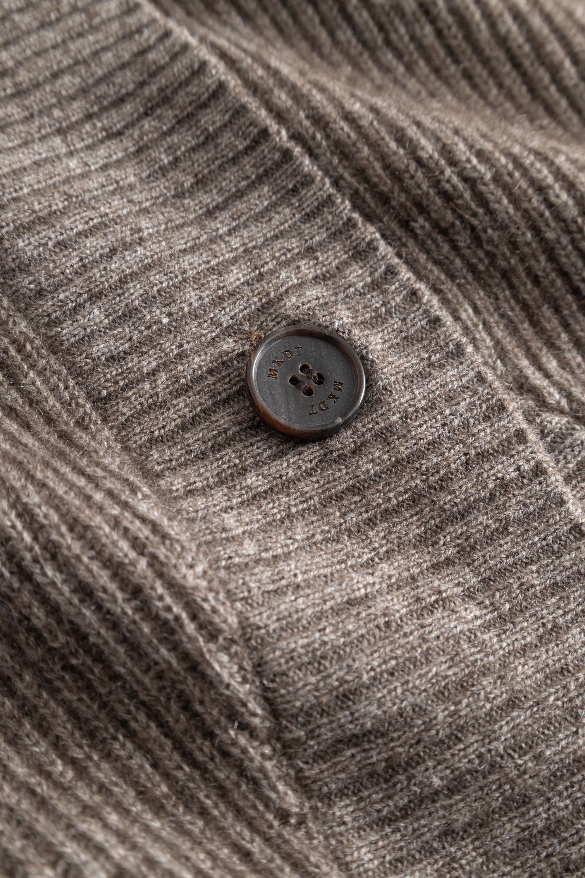 MKDT Studio KATSU SILK YAK Sweater Brown Melange