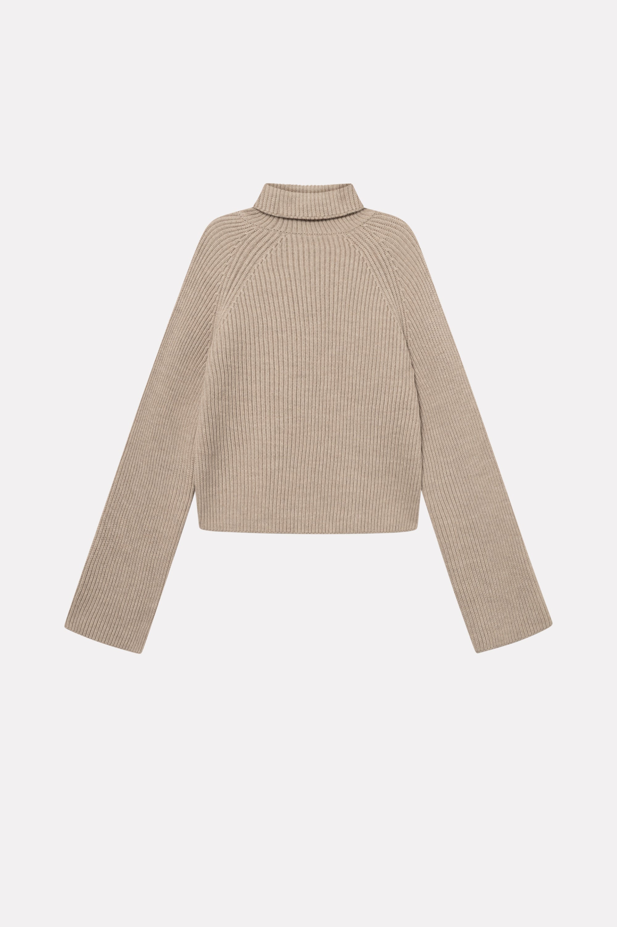 MKDT Studio KORNELLE MERINO Sweater LIGHT BROWN