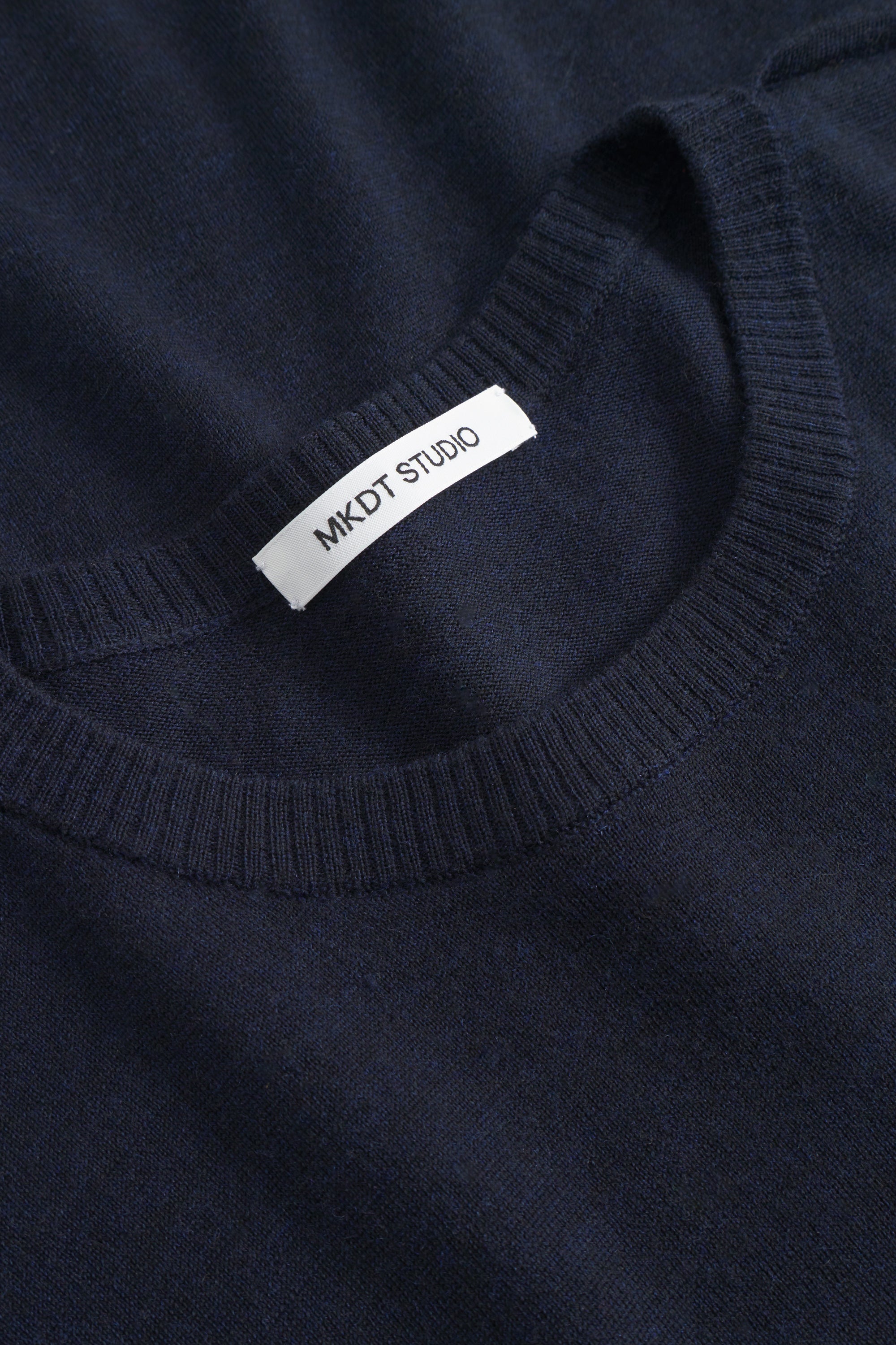 Mark Kenly Domino Tan Karsten Merino Sweater DARK NAVY