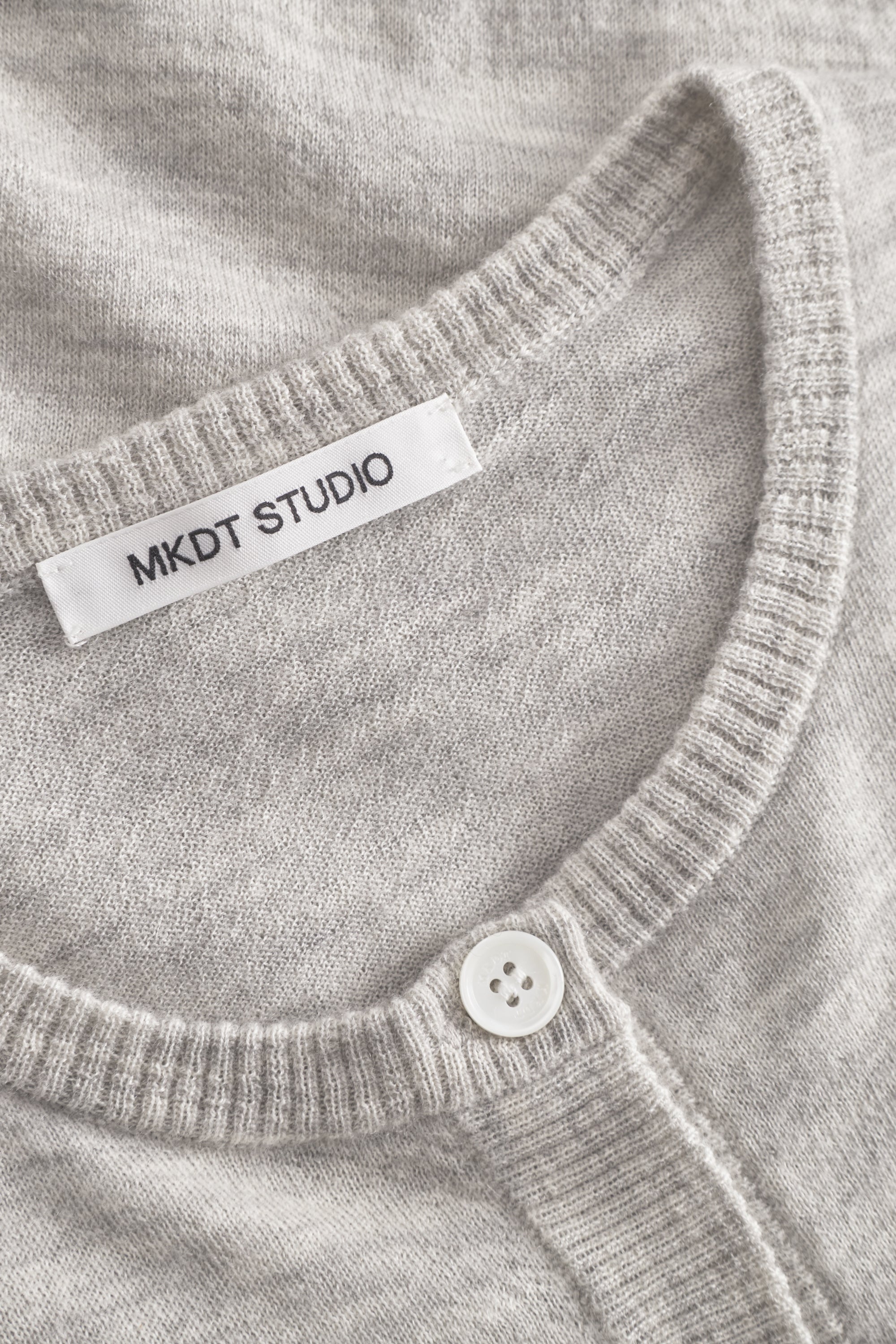 MKDT Studio Klairo Cashmere Sweater LIGHT GREY