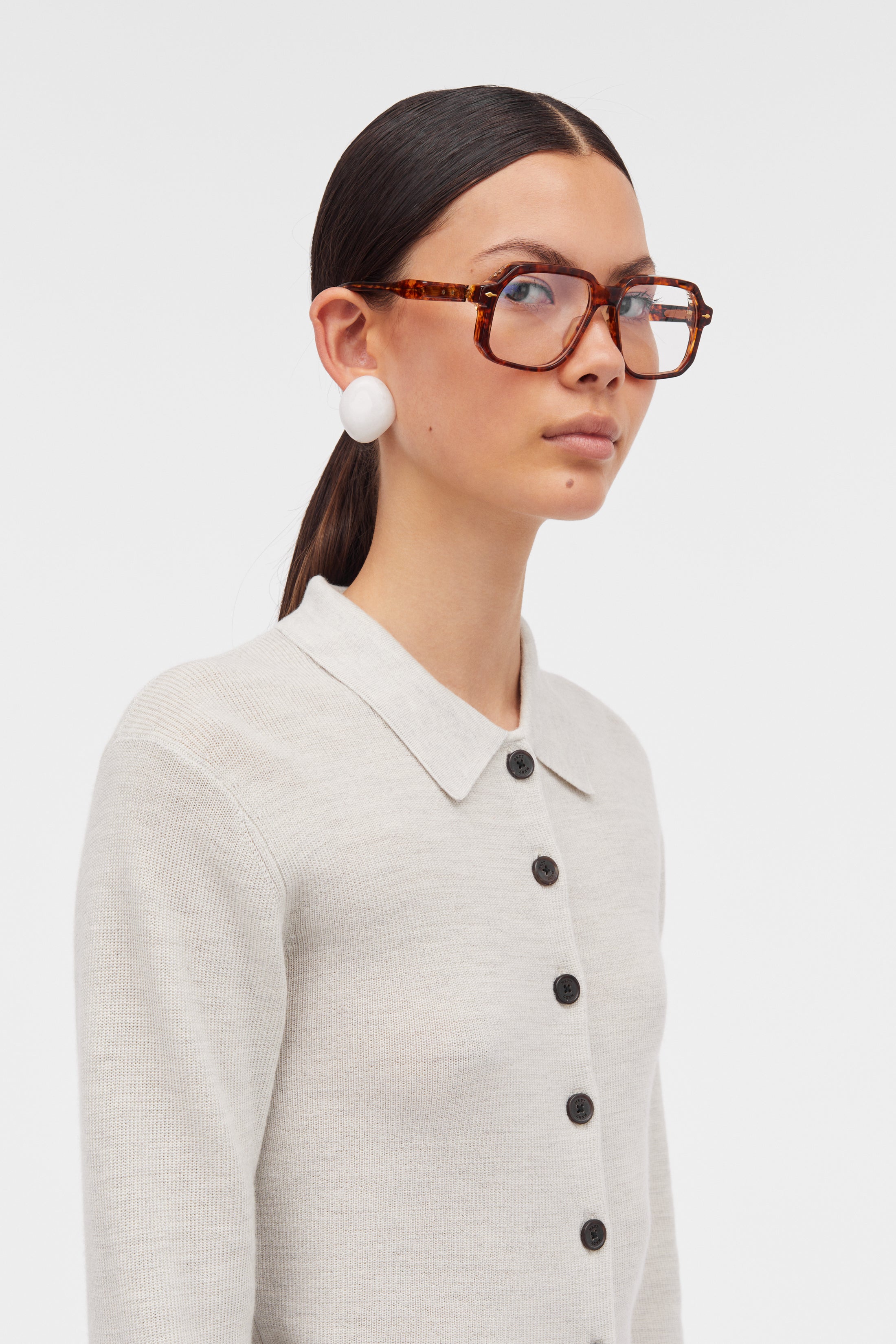 MKDT Studio Korine Merino Sweater LIGHT GREY MELANGE
