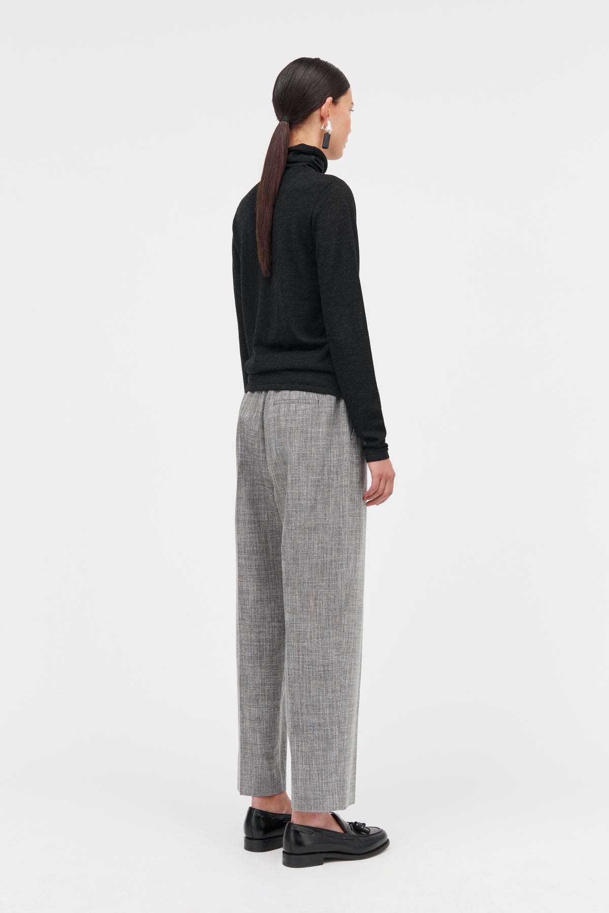 MKDT Studio Korinella Merino Sweater BLACK MELANGE