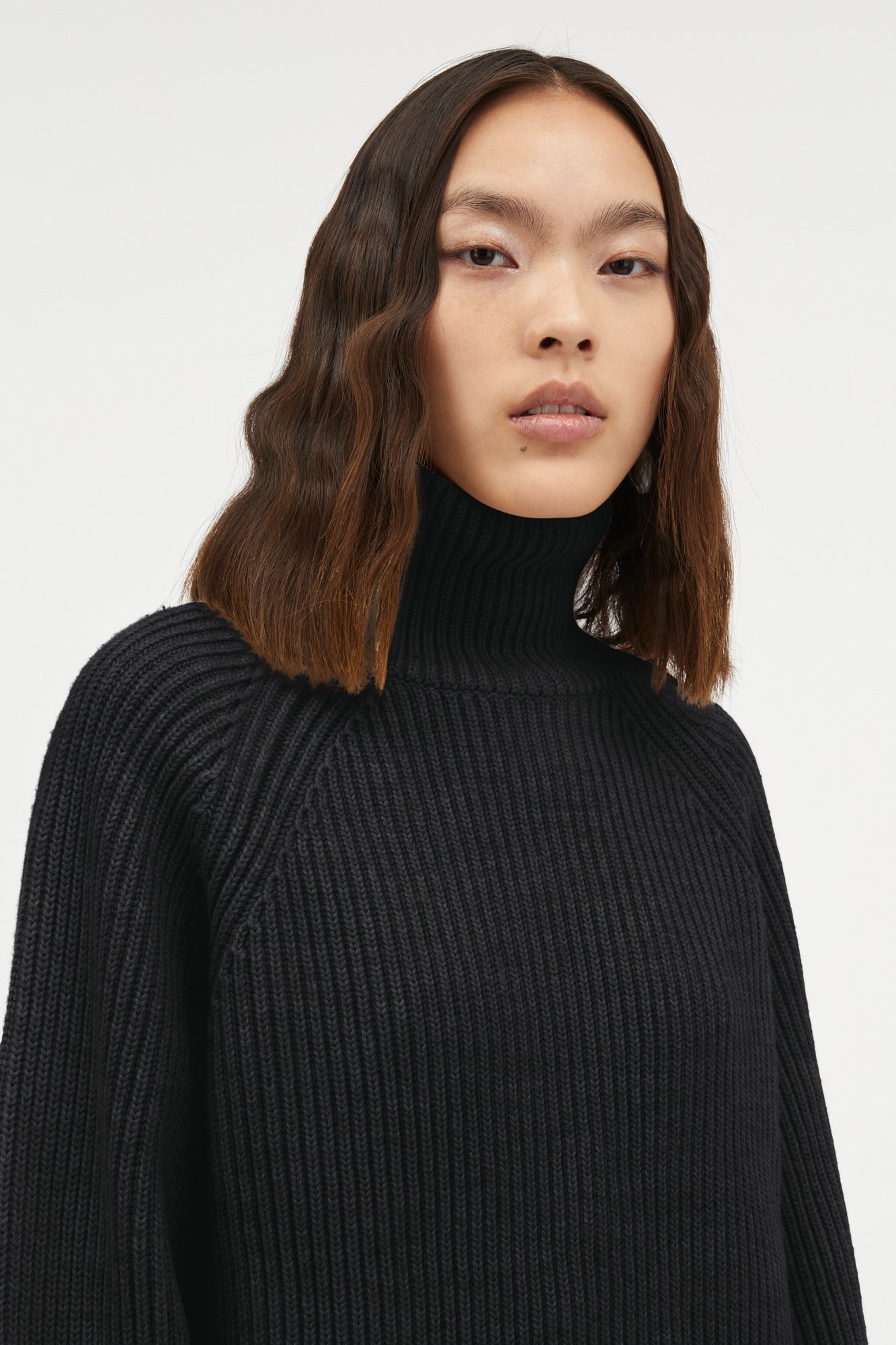 MKDT Studio Kornelle Merino Sweater DARK GREY MELANGE