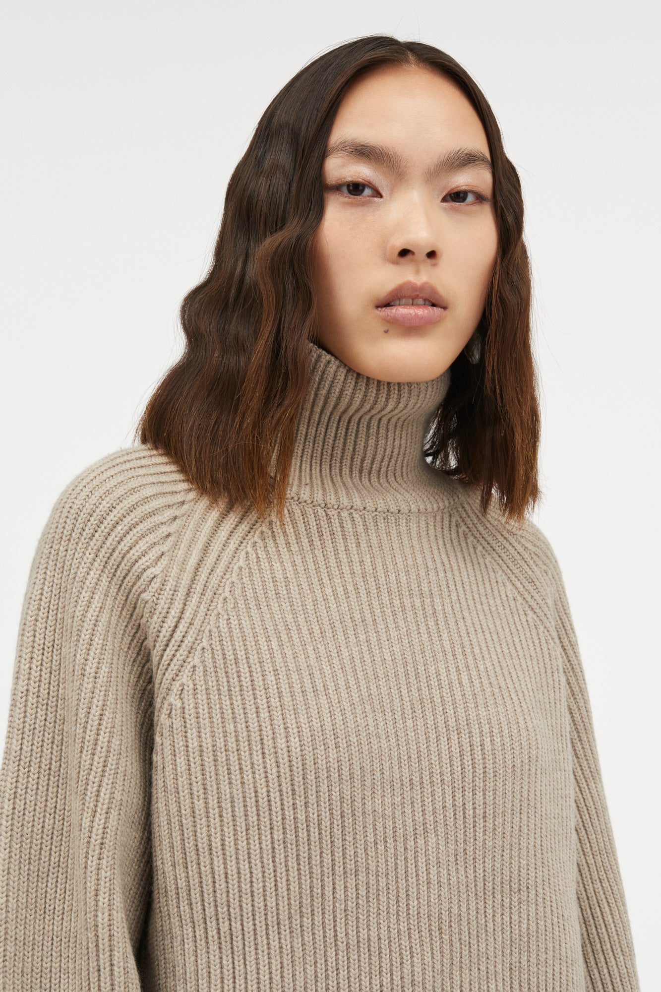 MKDT Studio Kornelle Merino Sweater LIGHT BROWN