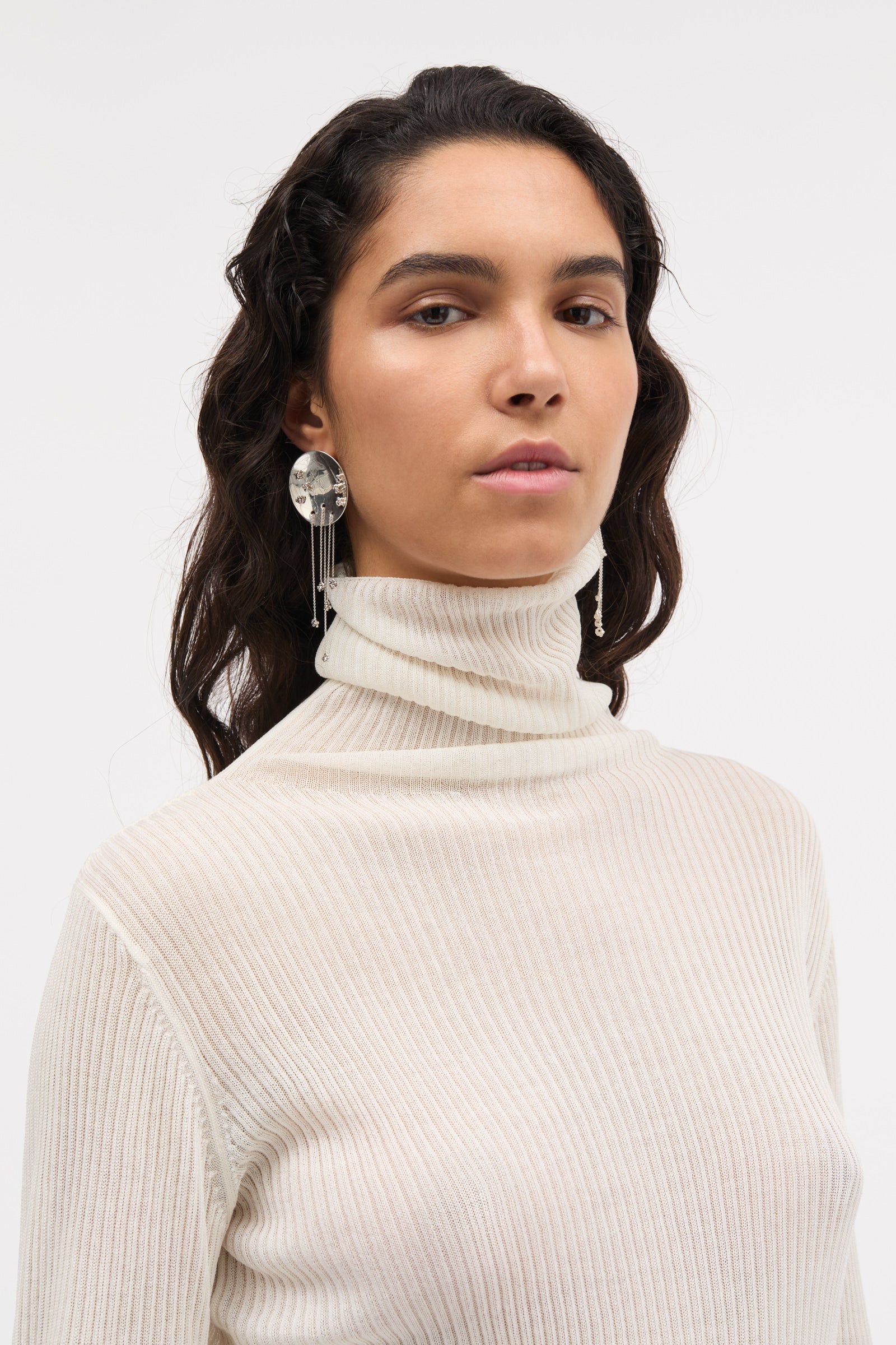 MKDT Studio Kossy Tech Light Knit Sweater IVORY