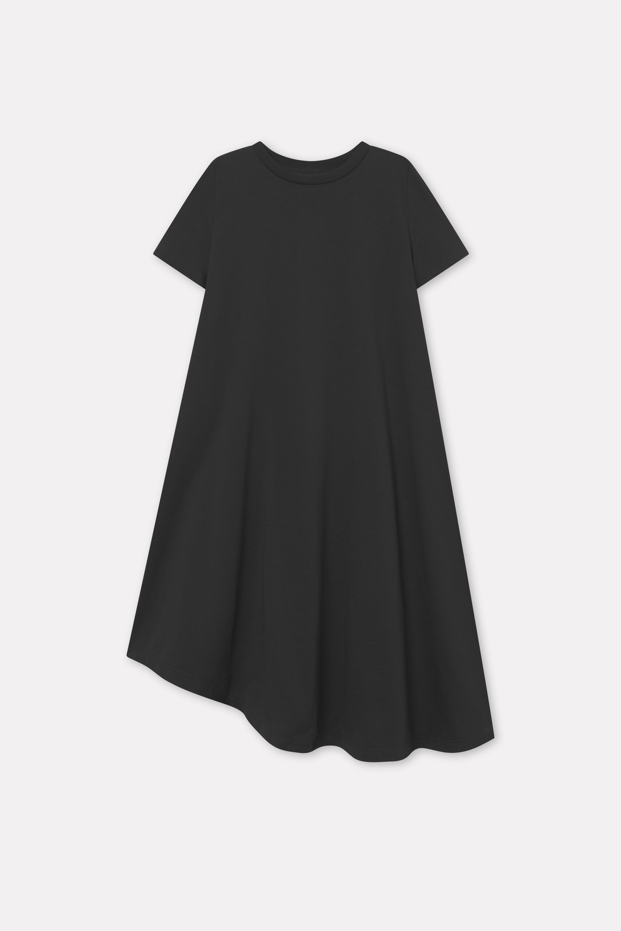 Mark Kenly Domino Tan Laara Heavy Cotton Jersey Dresses BLACK