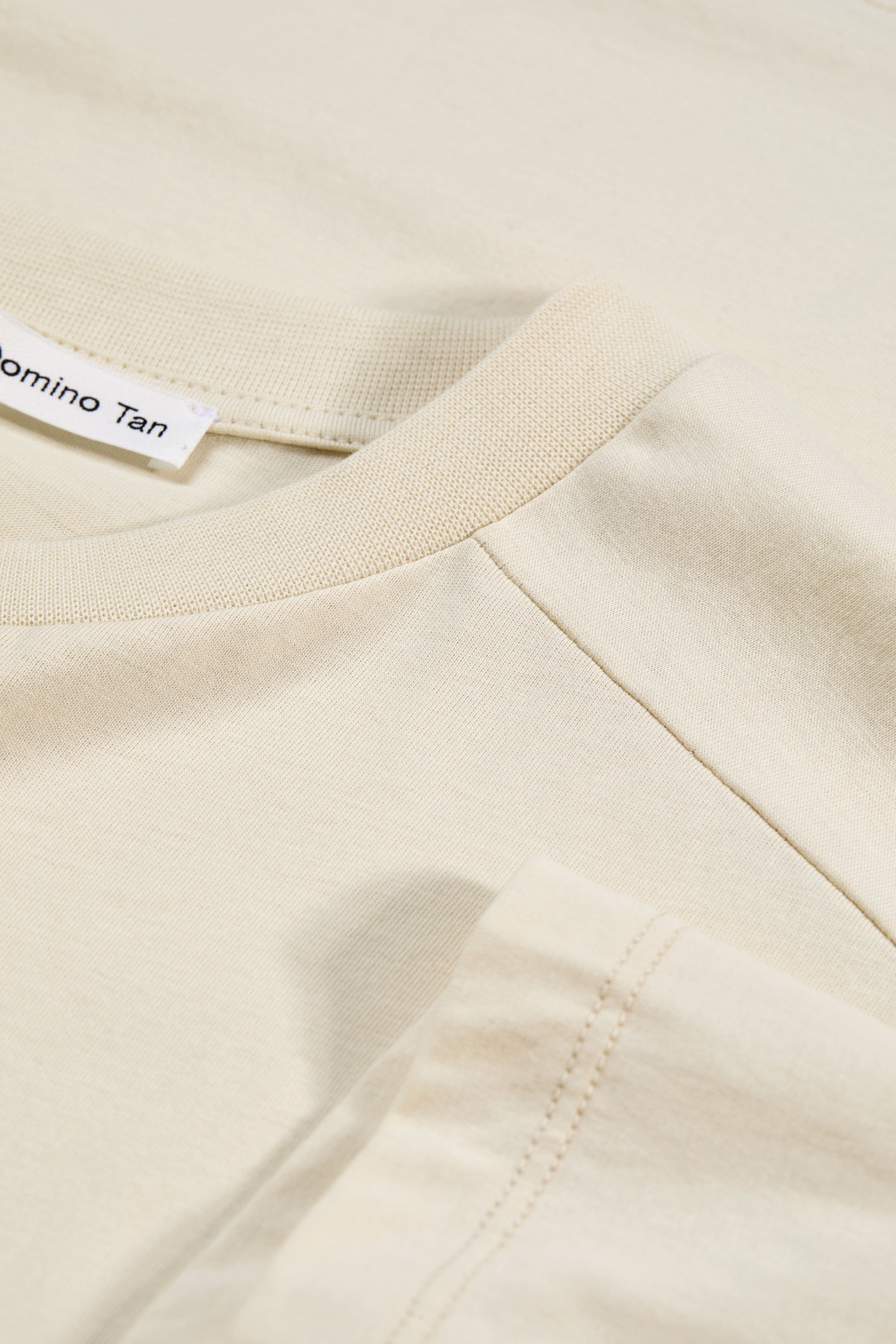 Mark Kenly Domino Tan Lauri Cotton Jersey T-Shirts CREAM