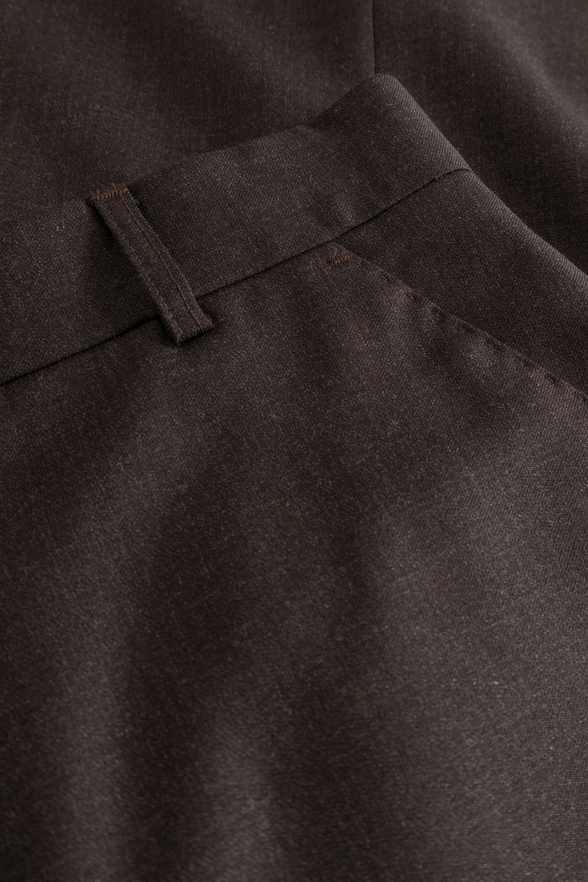 MKDT Studio NUNA LIGHT WEIGHT WOOL Skirts DEEP BROWN