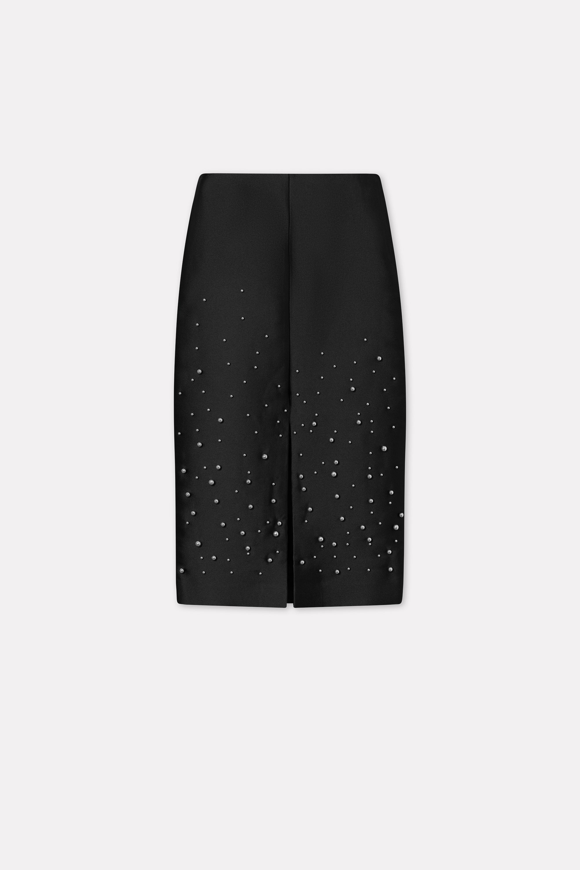 MKDT Studio Naomy-atelier Silk Tech Skirts BLACK