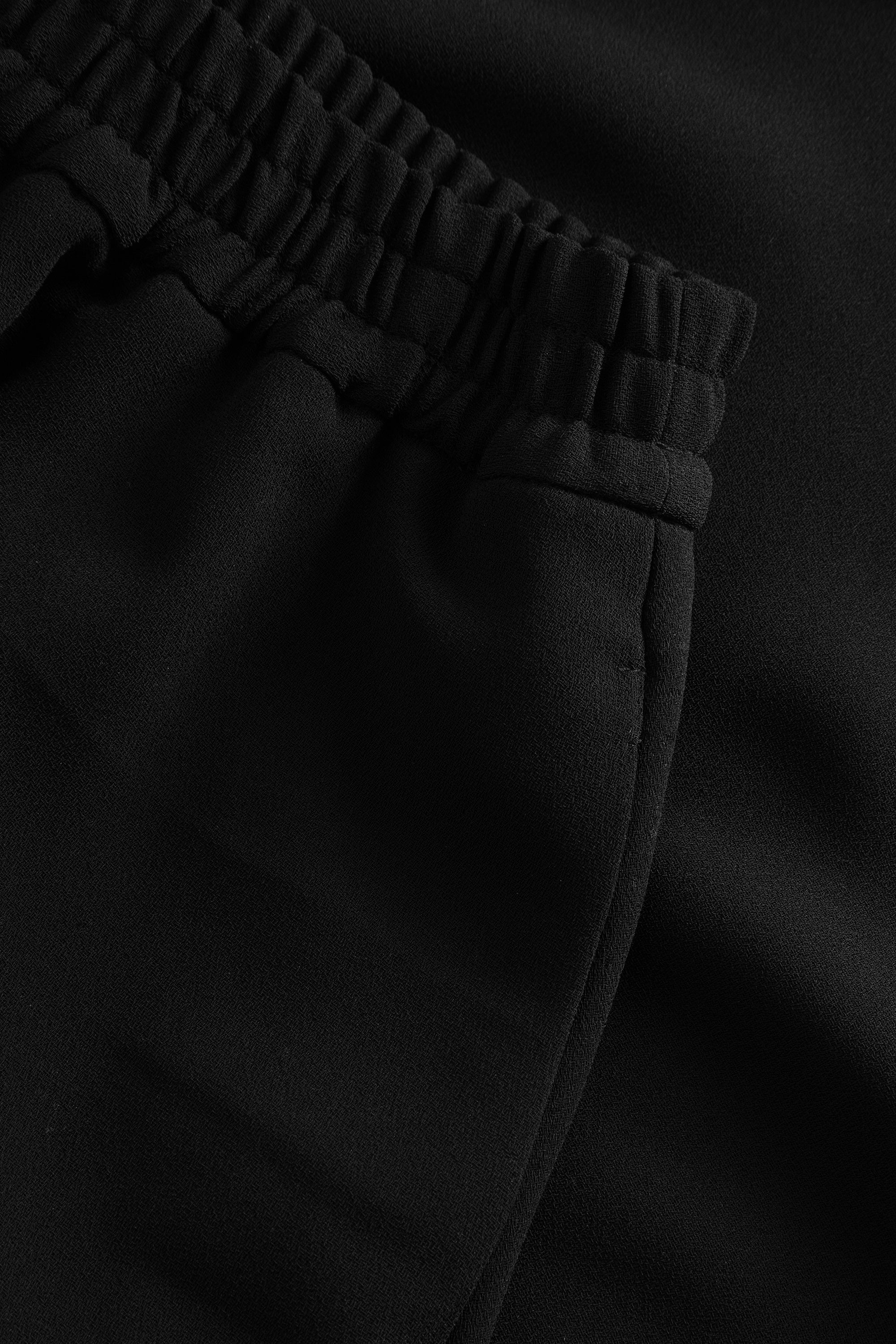 MKDT Studio Nasha Crepe Georgette Skirts BLACK