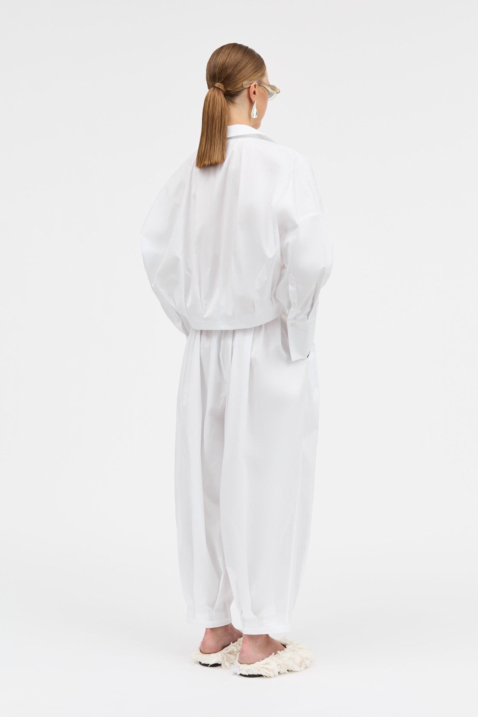 MKDT Studio PAILY MKDT SIGNATUREPOPLIN Pants WHITE