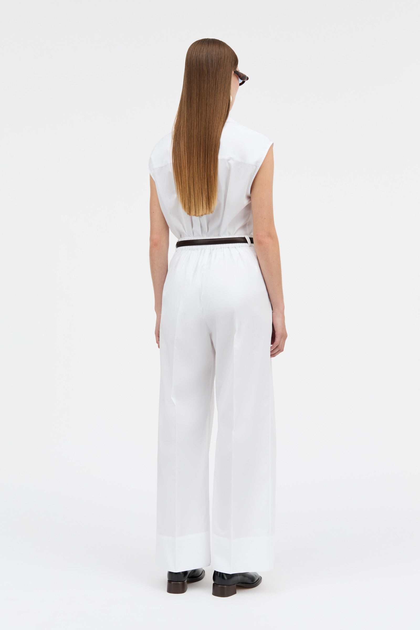MKDT Studio PAJI MKDT SIGNATUREPOPLIN Pants WHITE