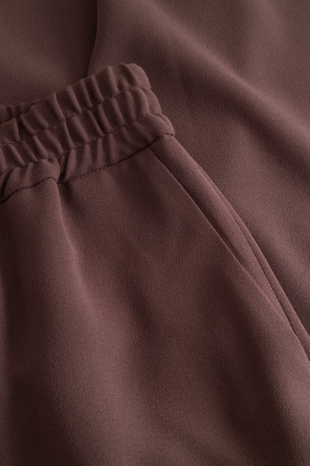 MKDT Studio PALMIRA CREPE GEORGETTE Pants BURGUNDY
