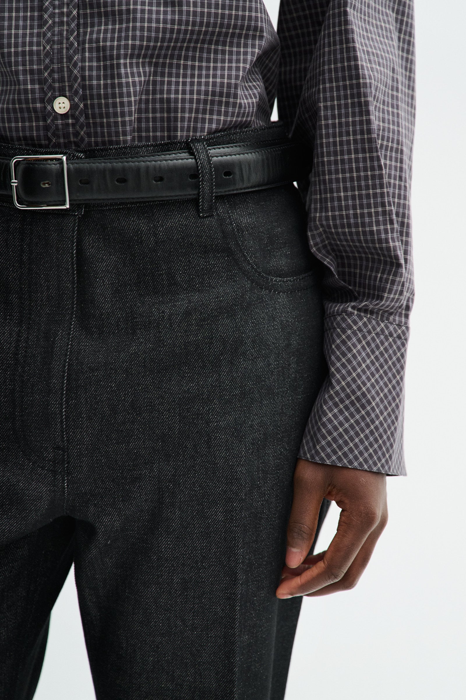 MKDT Studio PRAME BLACK DENIM Pants BLACK DENIM