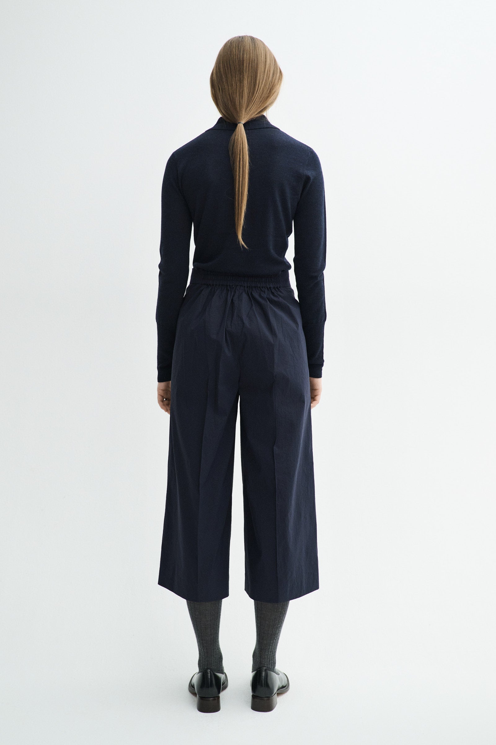 MKDT Studio PRIMA CRISP TECH Pants DARK NAVY