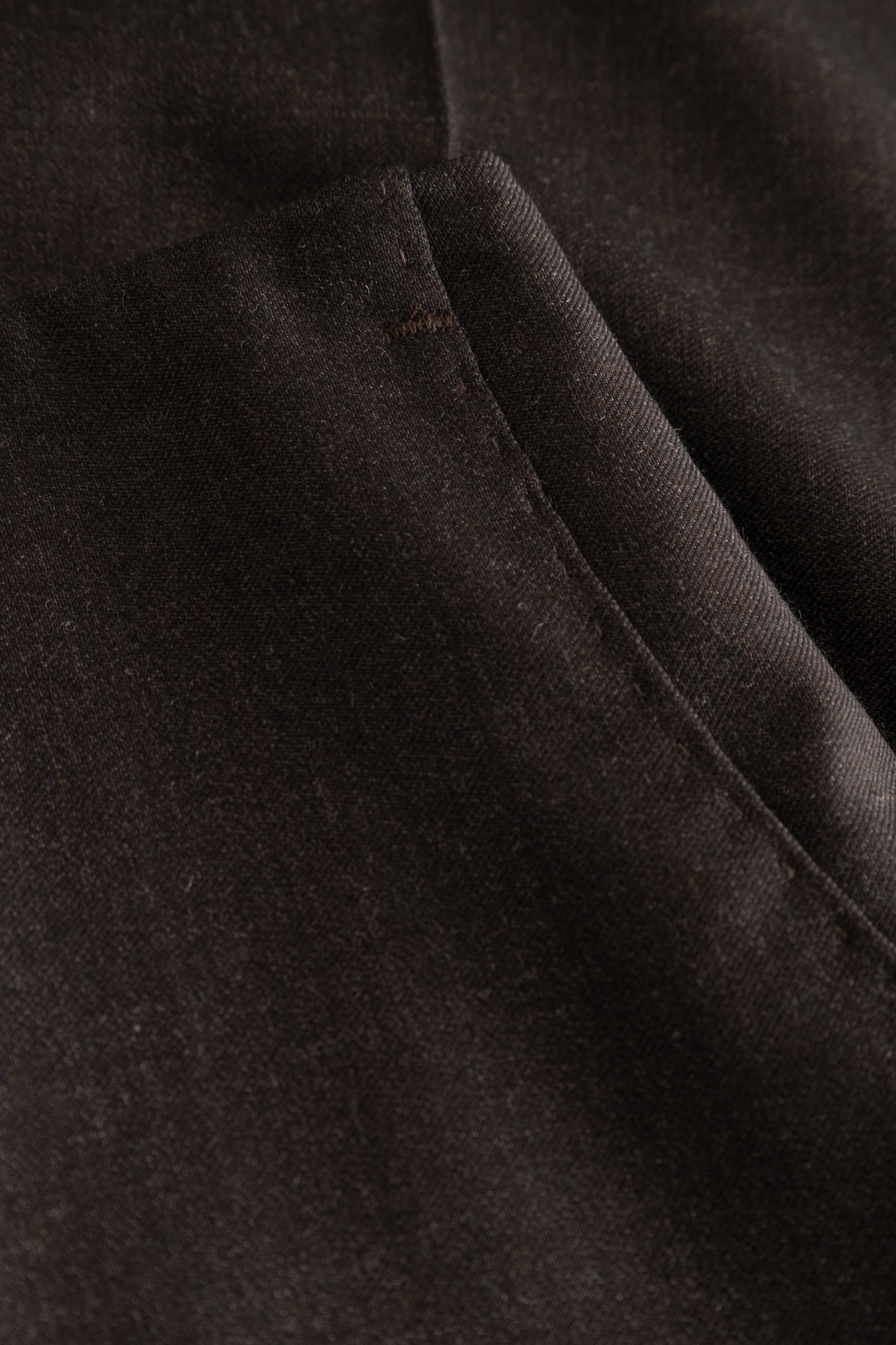 MKDT Studio PRISKA LIGHT WEIGHT WOOL Pants DEEP BROWN