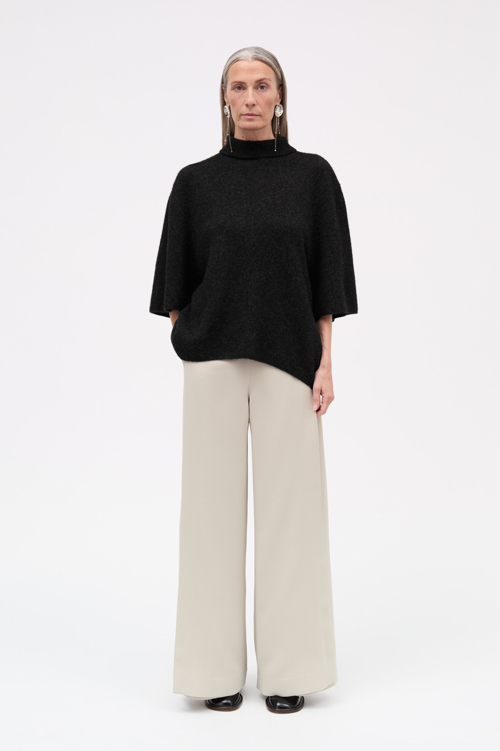 MKDT Studio Pandora Crepe Georgette Pants BLACK