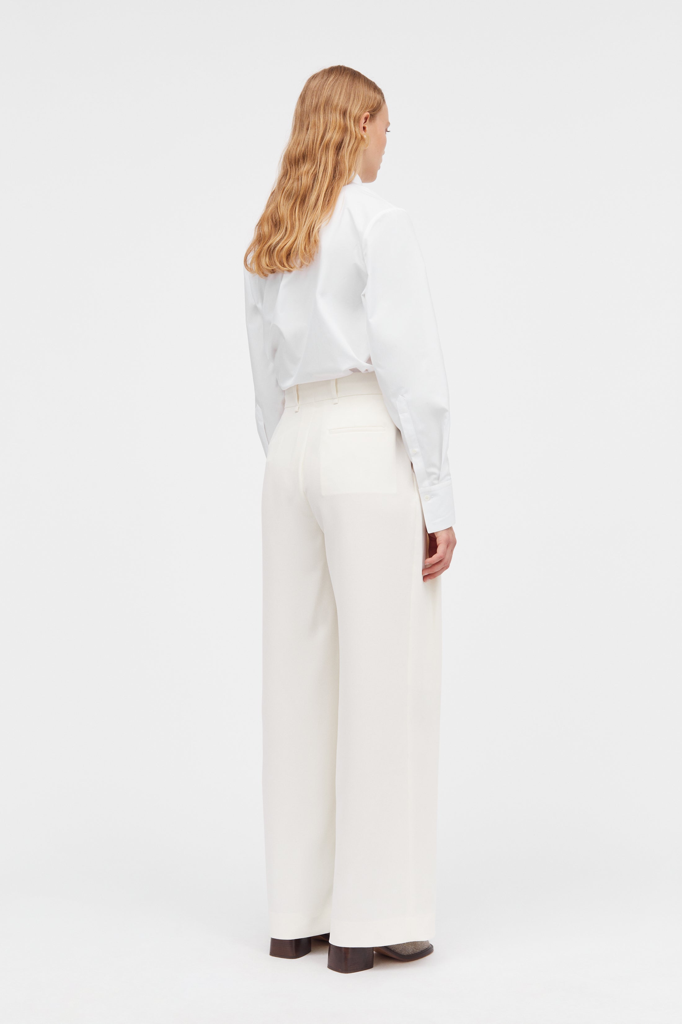 MKDT Studio Persia Crepe Georgette Pants IVORY