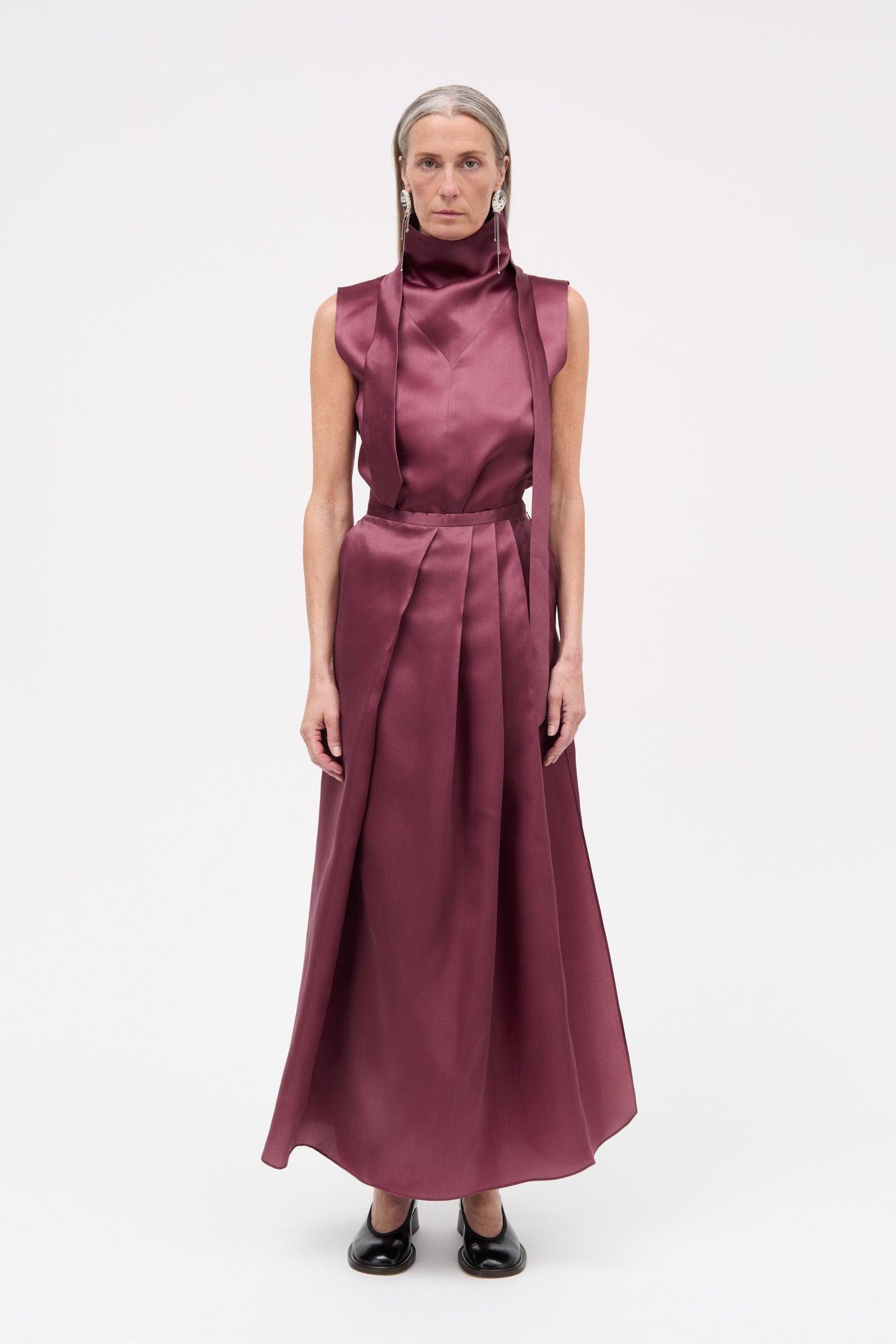 MKDT Studio Phaedra-atelier Silk Pants BERRY