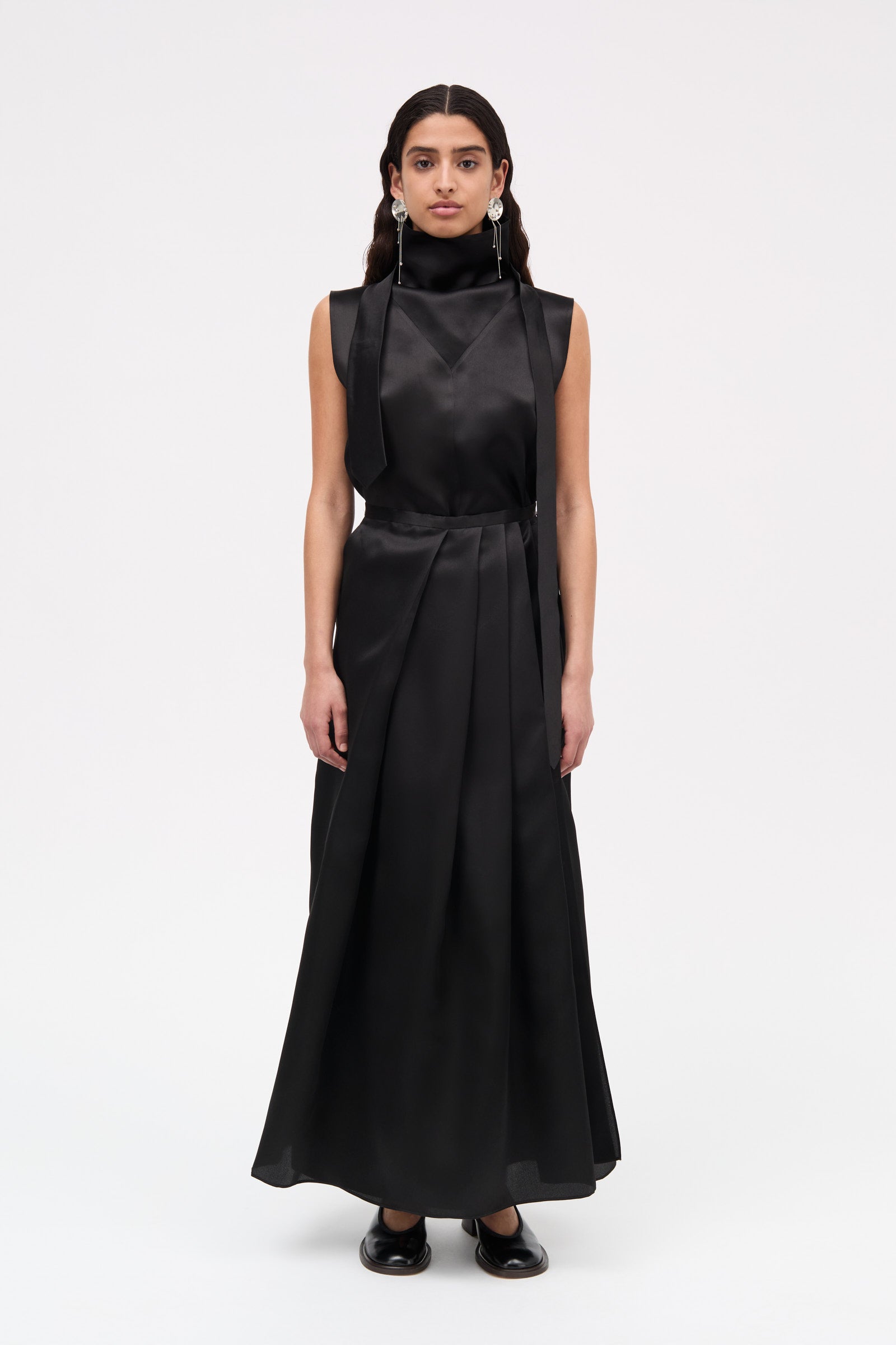 MKDT Studio Phaedra-atelier Silk Pants BLACK