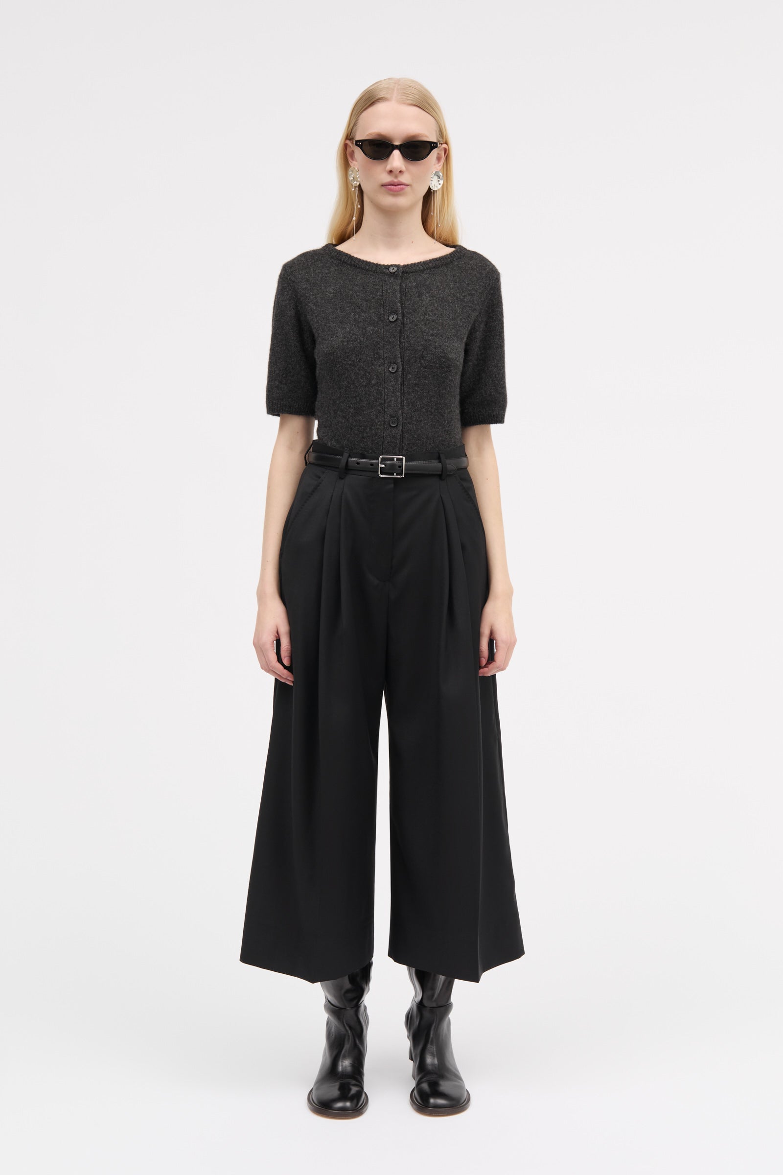 MKDT Studio Piva Light Wool Pants BLACK