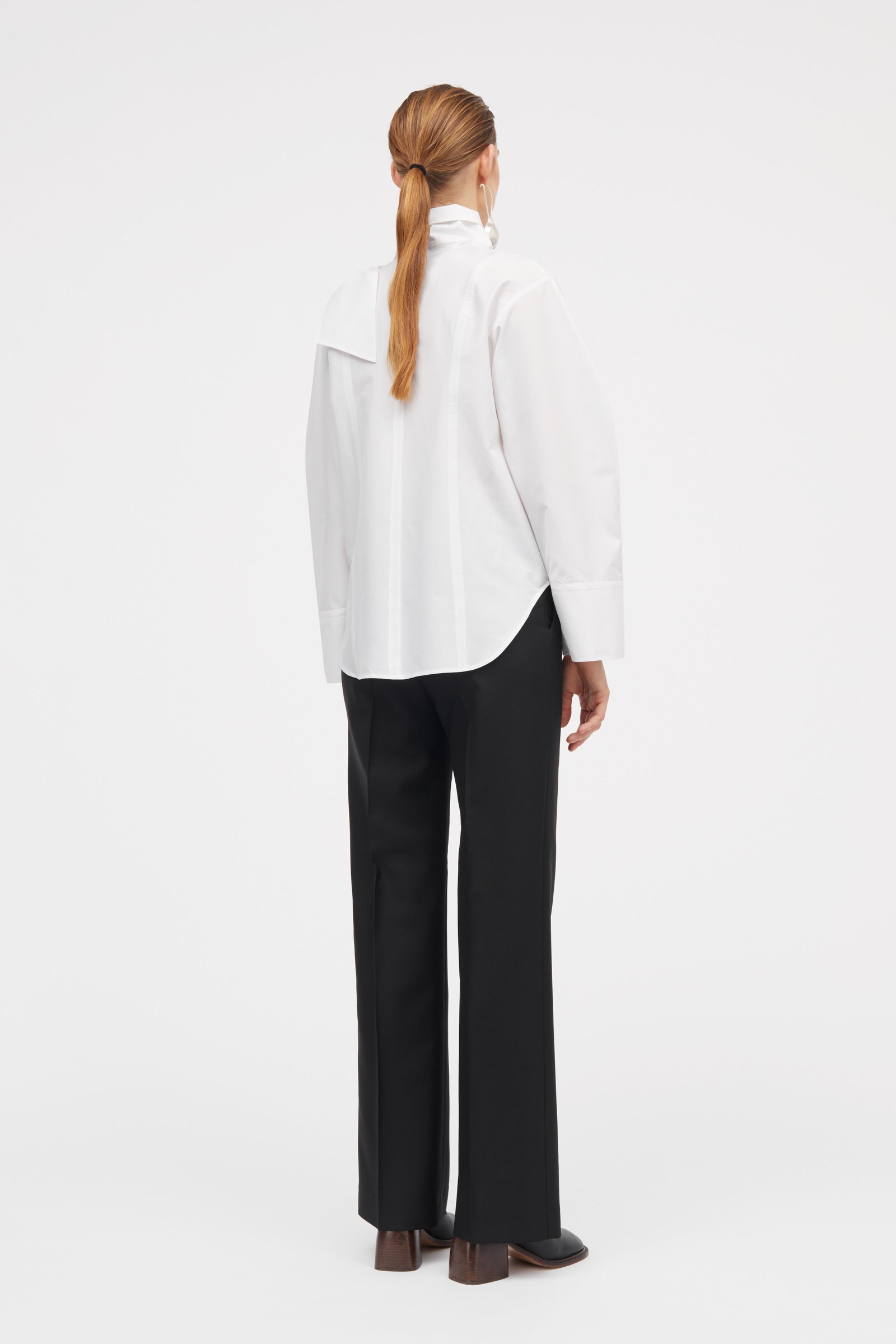 MKDT Studio Priska Eco Wool Twill Pants BLACK