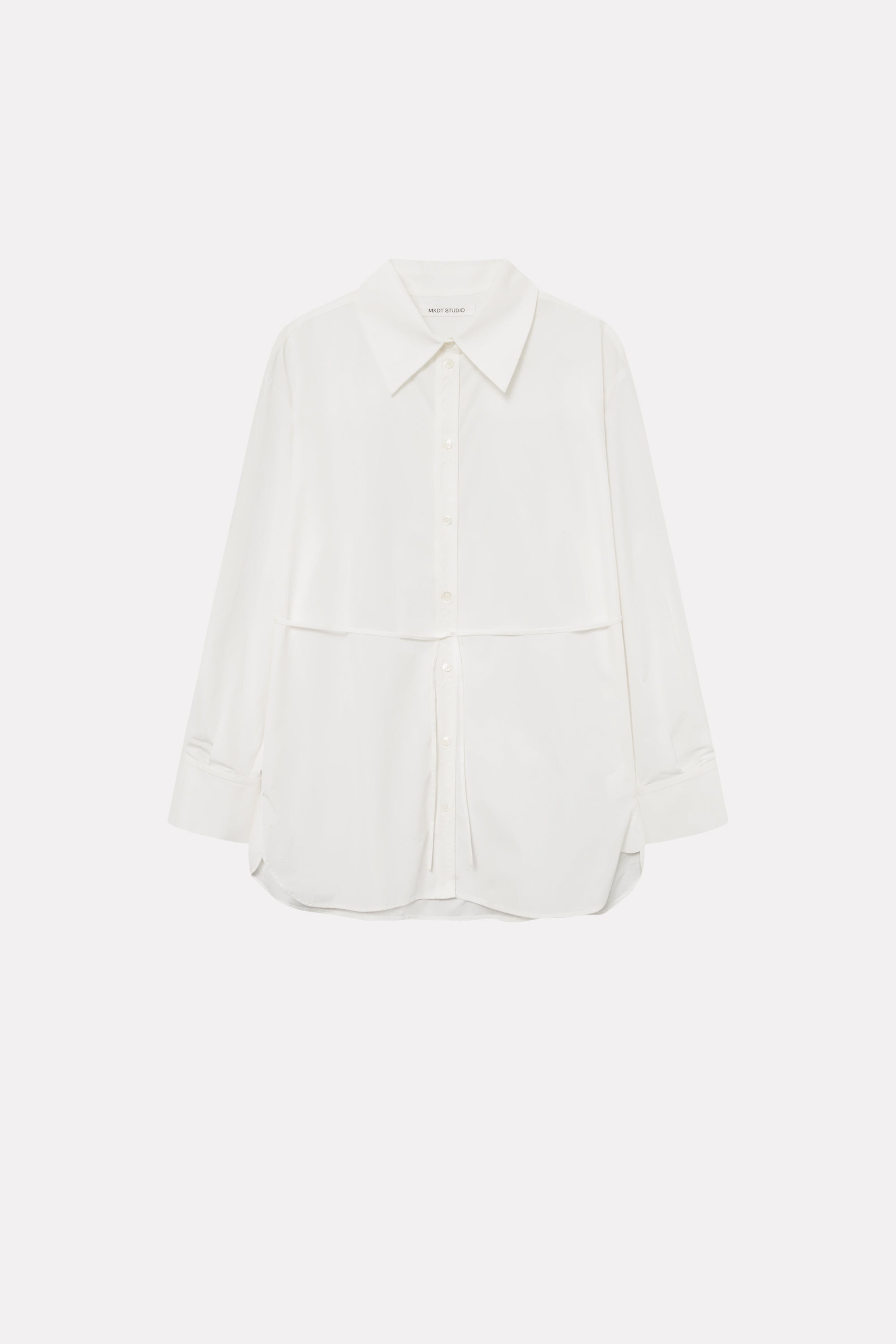 MKDT Studio SEBASTIANA COTTON POPLIN Shirts WHITE