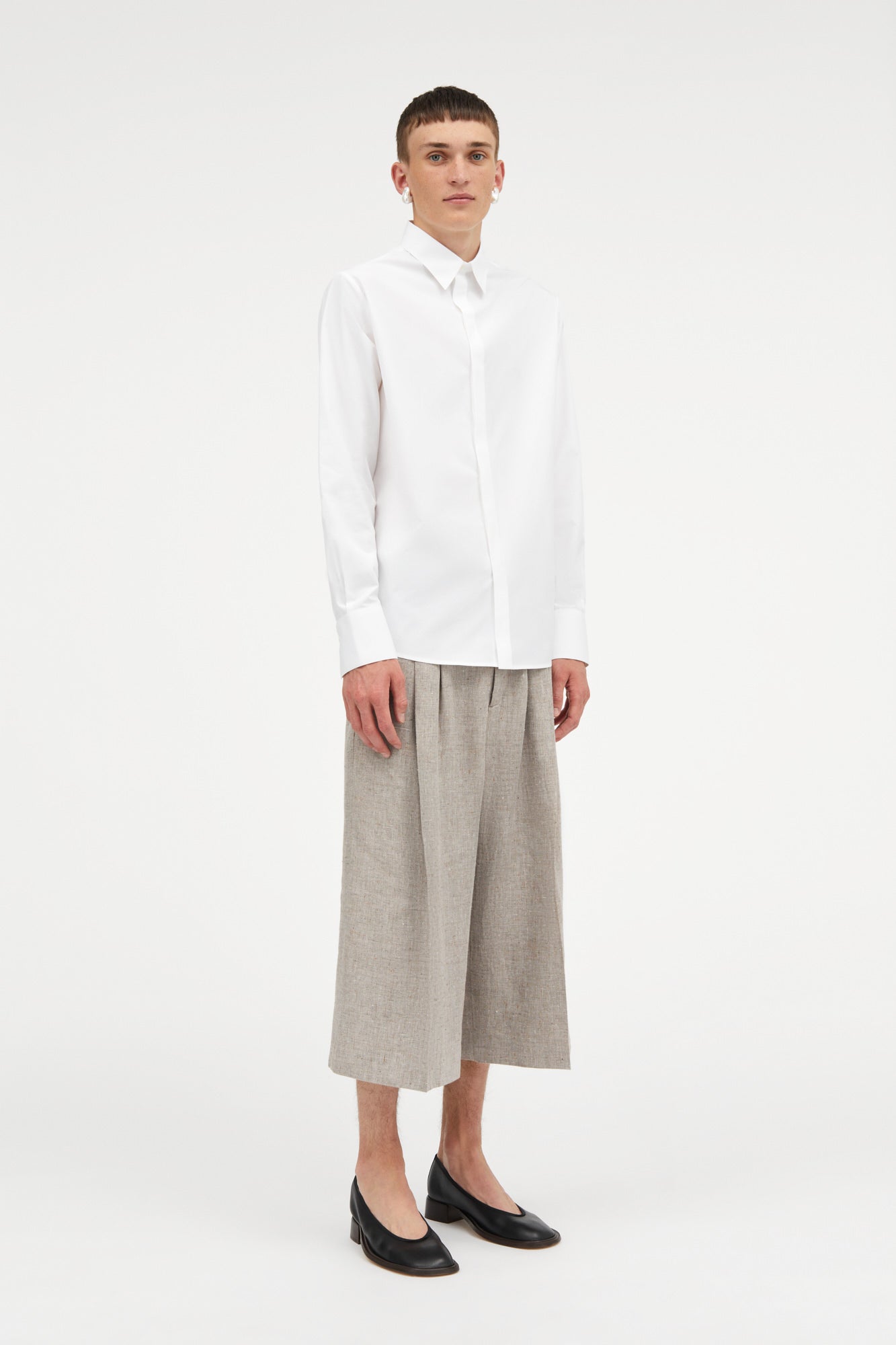 MKDT Studio Salomon Poplin Shirts WHITE
