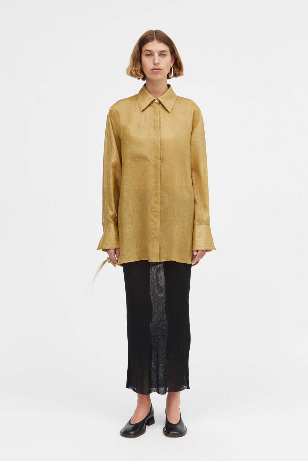 MKDT Studio Sigga Shirt Shirts GOLD OLIVE