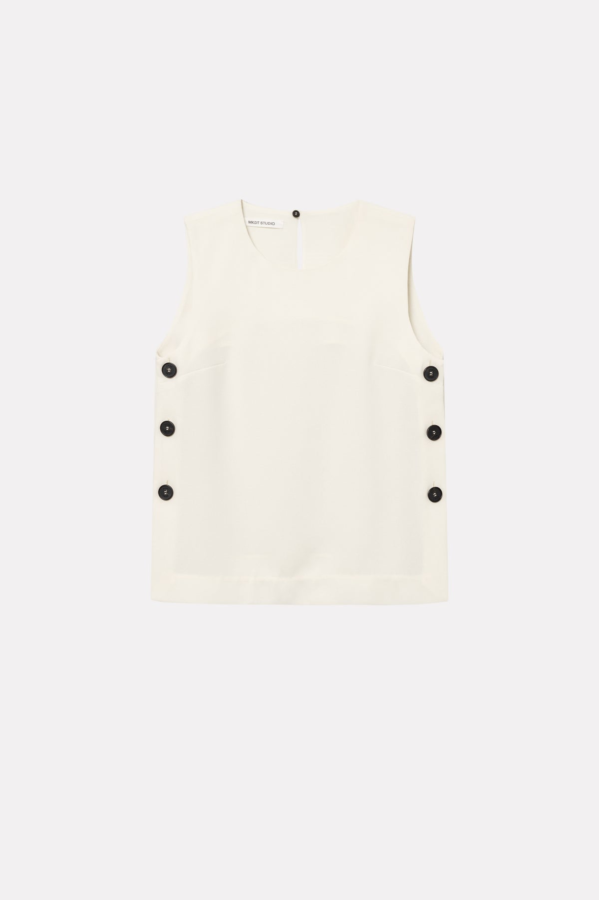 MKDT Studio TENA CREPE GEORGETTE Tops IVORY