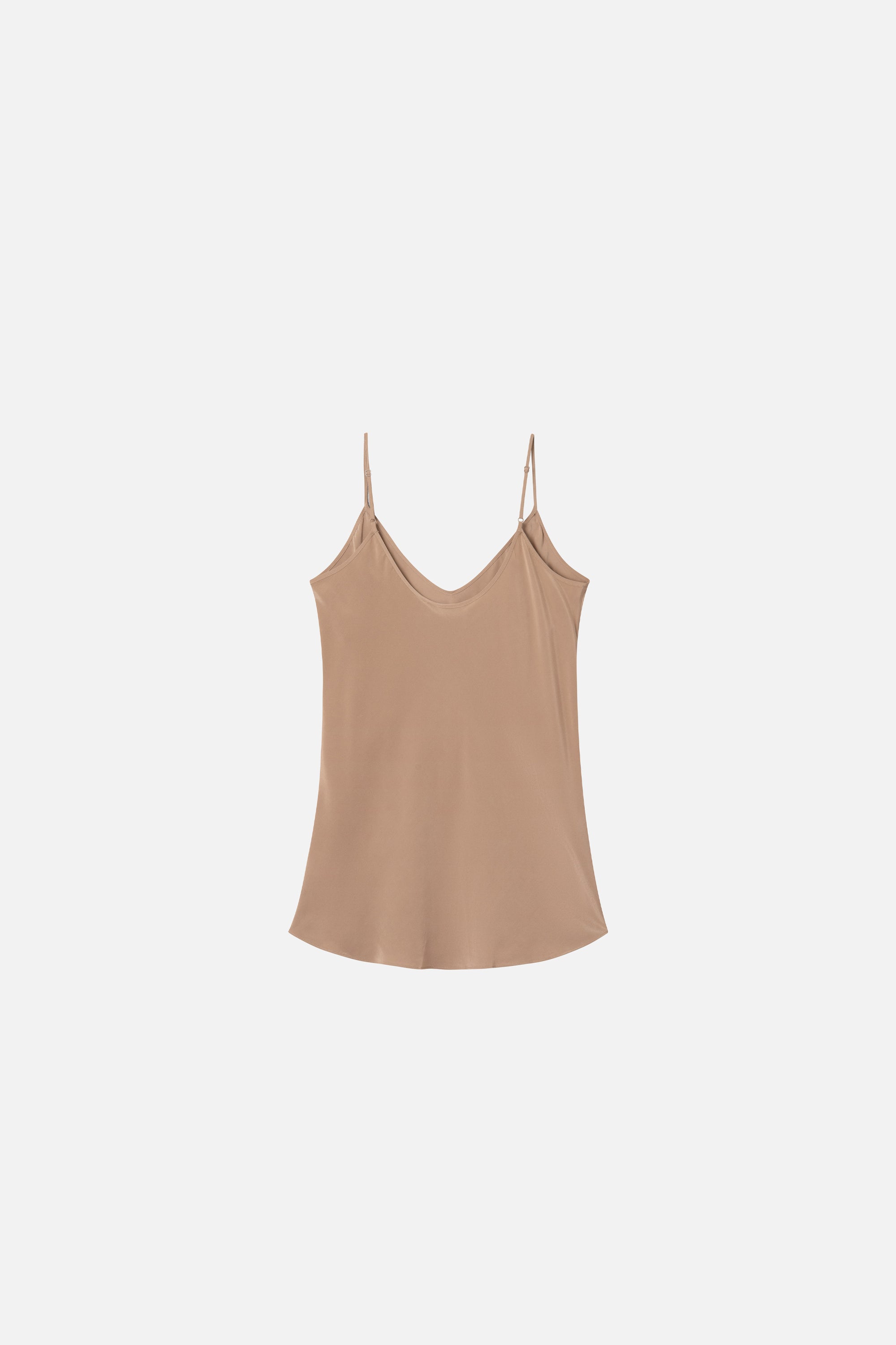Mark Kenly Domino Tan Talia Crepe De Chine Tops NOUGAT