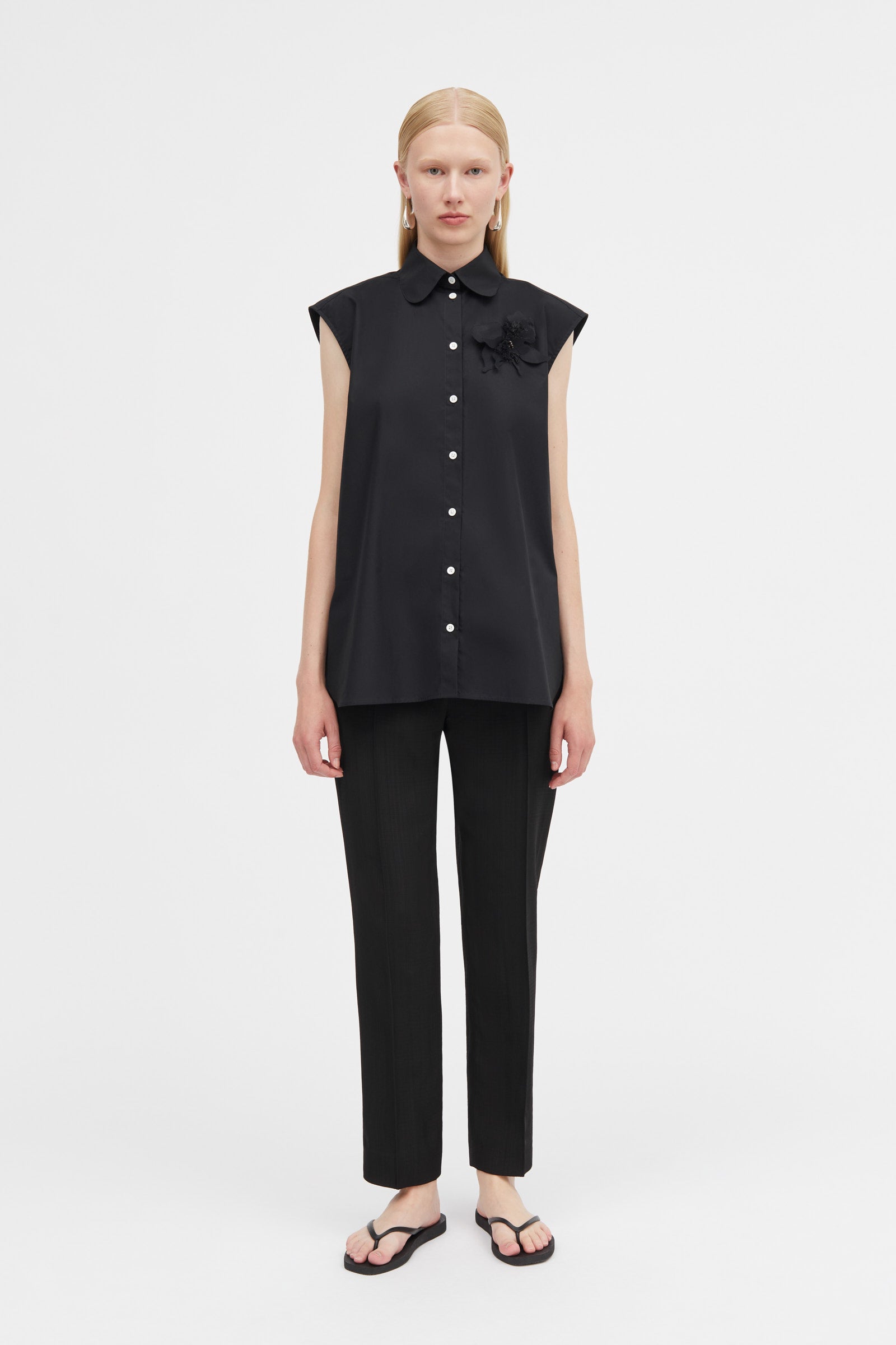 Mark Kenly Domino Tan Tusse Poplin Shirts BLACK