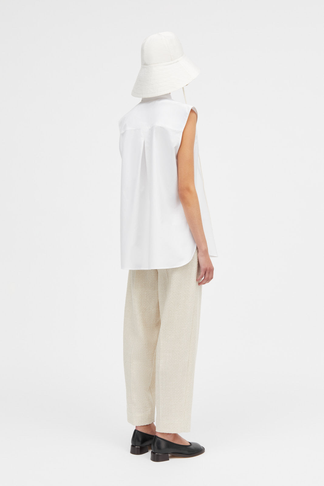 Mark Kenly Domino Tan Tusse Poplin Shirts WHITE